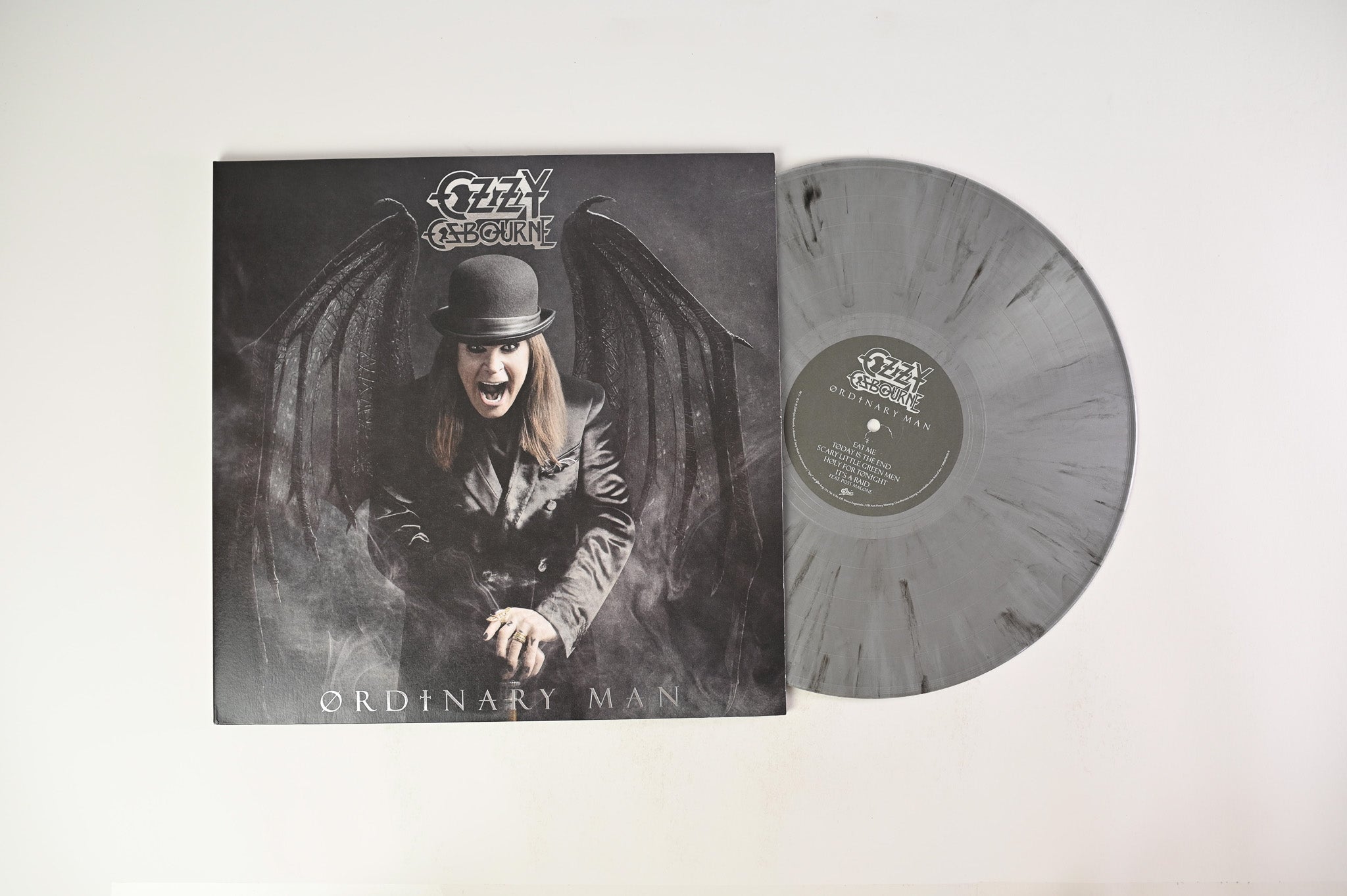 Ozzy Osbourne - Ordinary Man on Epic - Silver Smoke Vinyl