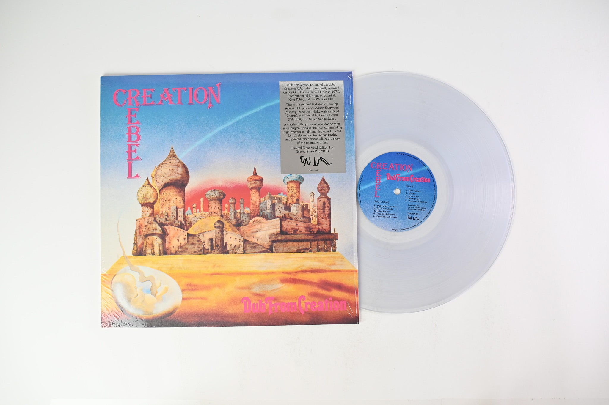 Creation Rebel - Dub From Creation on On-U Sound - Clear Vinyl