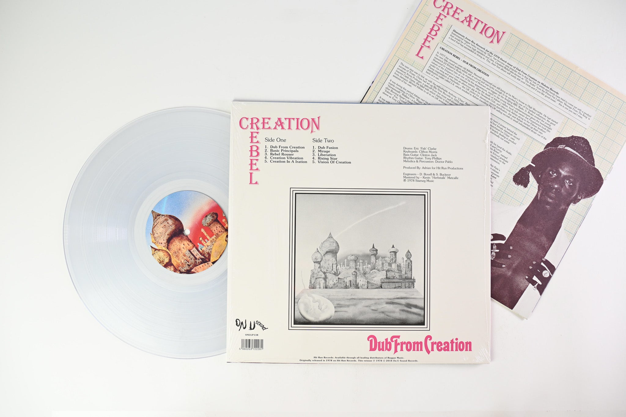 Creation Rebel - Dub From Creation on On-U Sound - Clear Vinyl