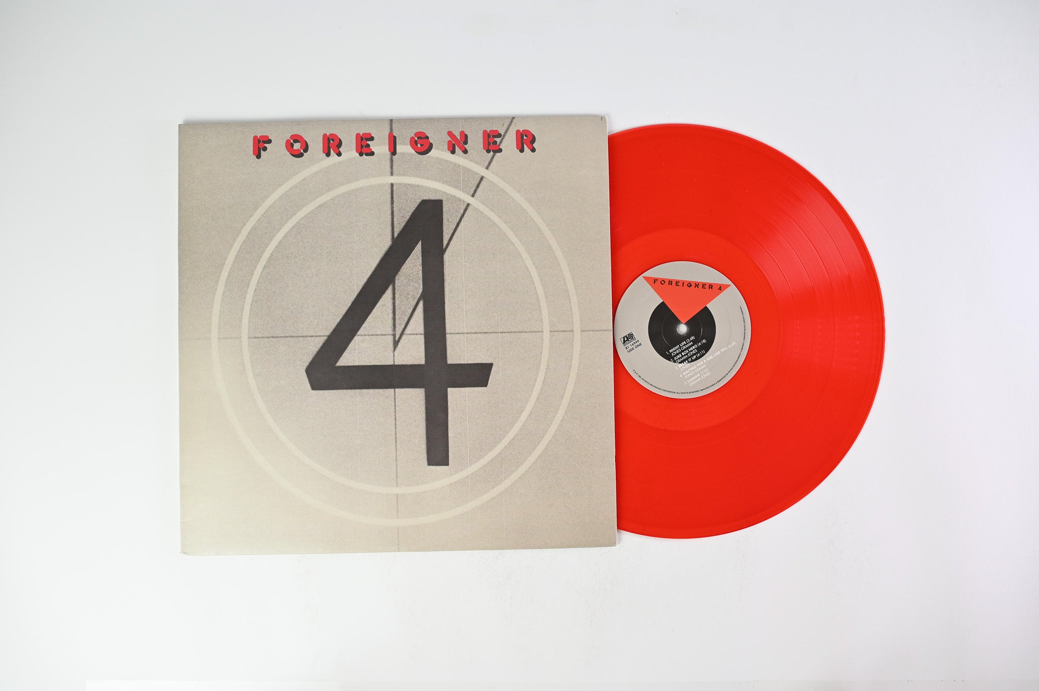 Foreigner - 4 on Atlantic - Red Vinyl