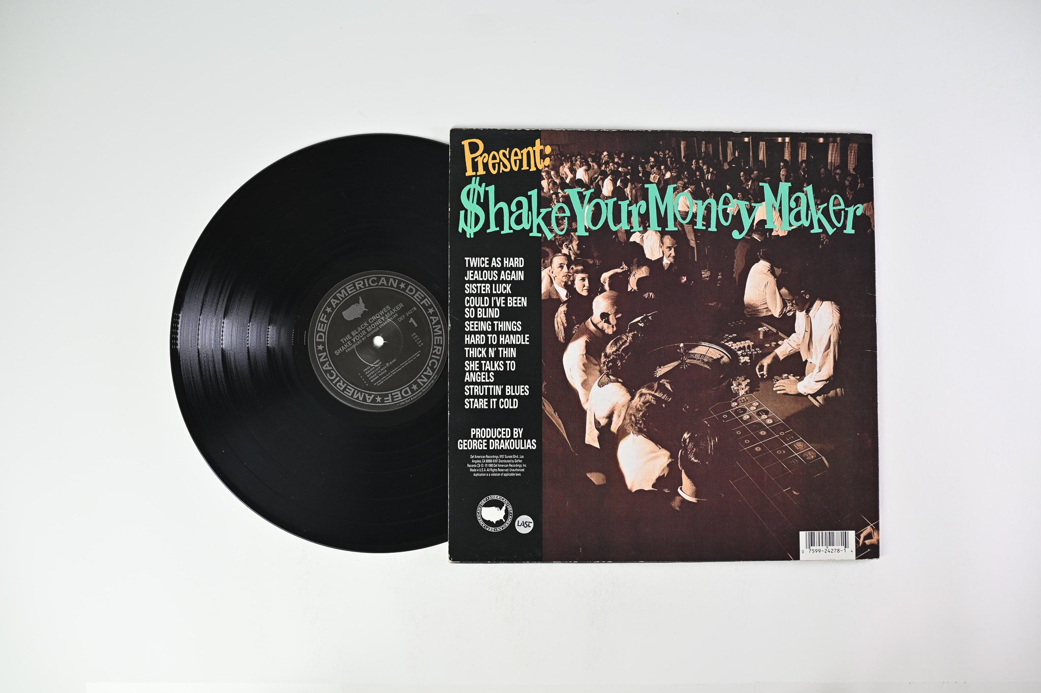 The Black Crowes - Shake Your Money Maker on Def American Recordings - 1990 1st Pressing