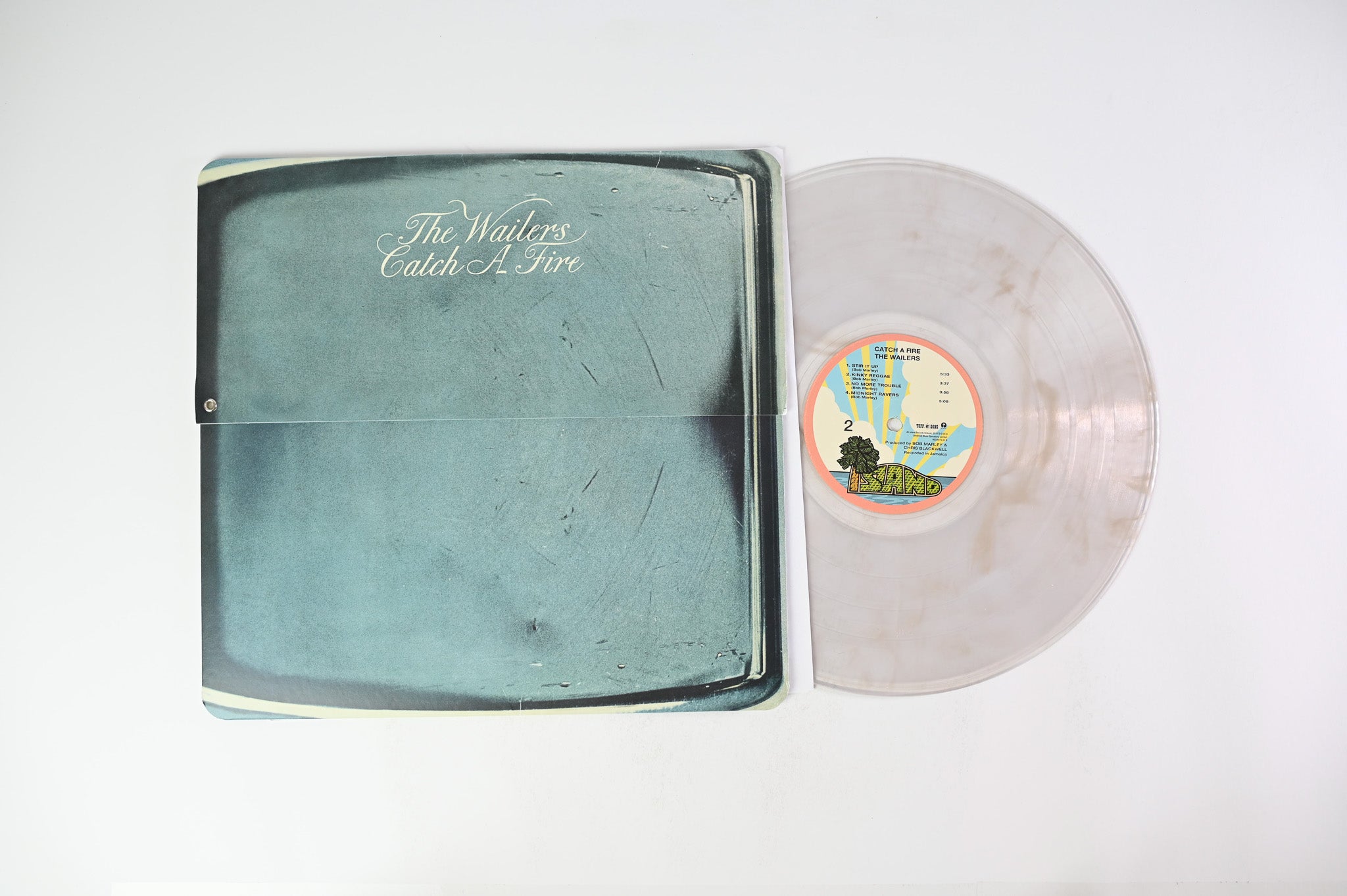 Bob Marley & The Wailers - Catch A Fire on Island Records / Tuff Gong - RSD 2018 Reissue on Smoke Swirl Vinyl