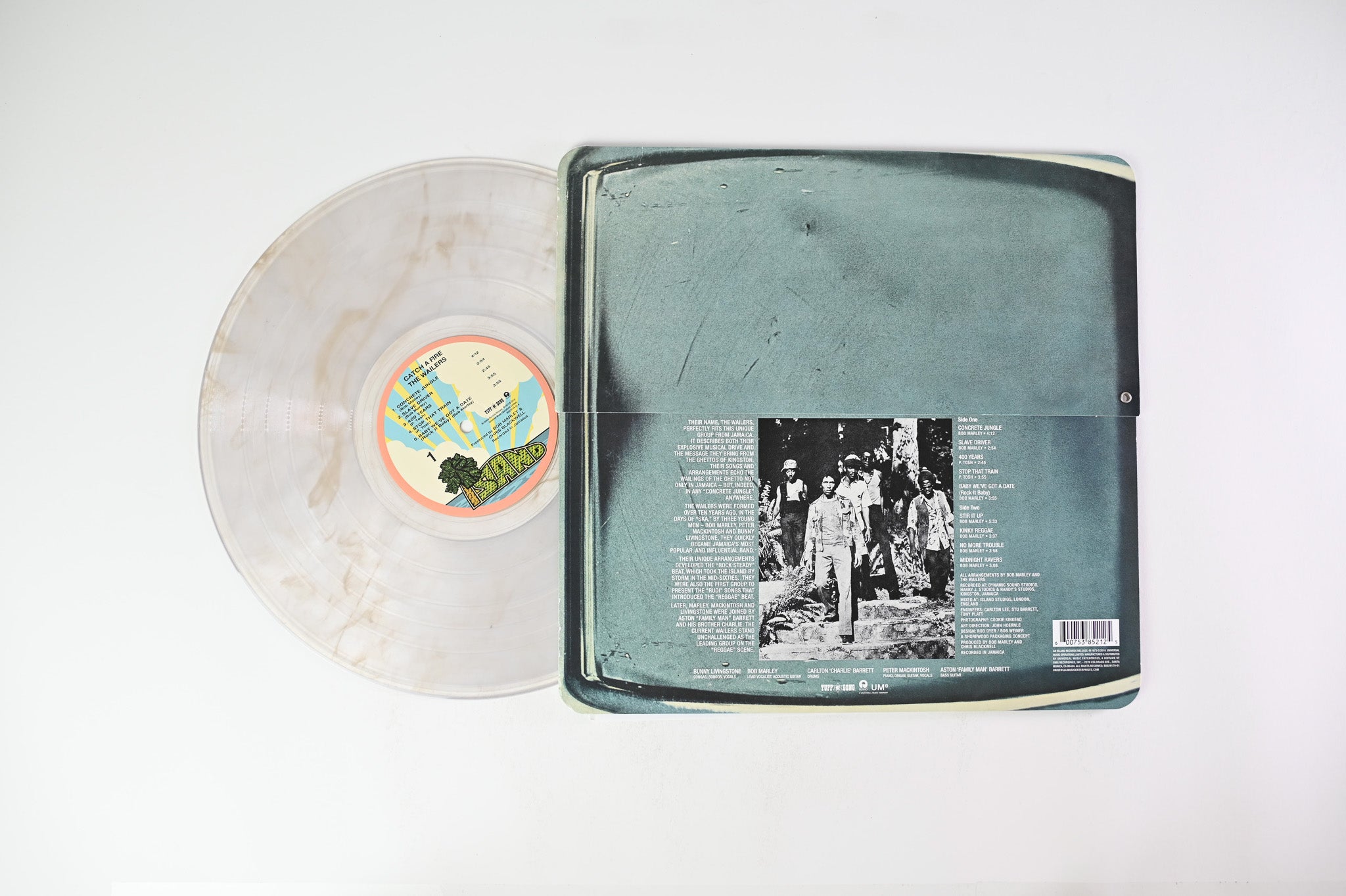 Bob Marley & The Wailers - Catch A Fire on Island Records / Tuff Gong - RSD 2018 Reissue on Smoke Swirl Vinyl