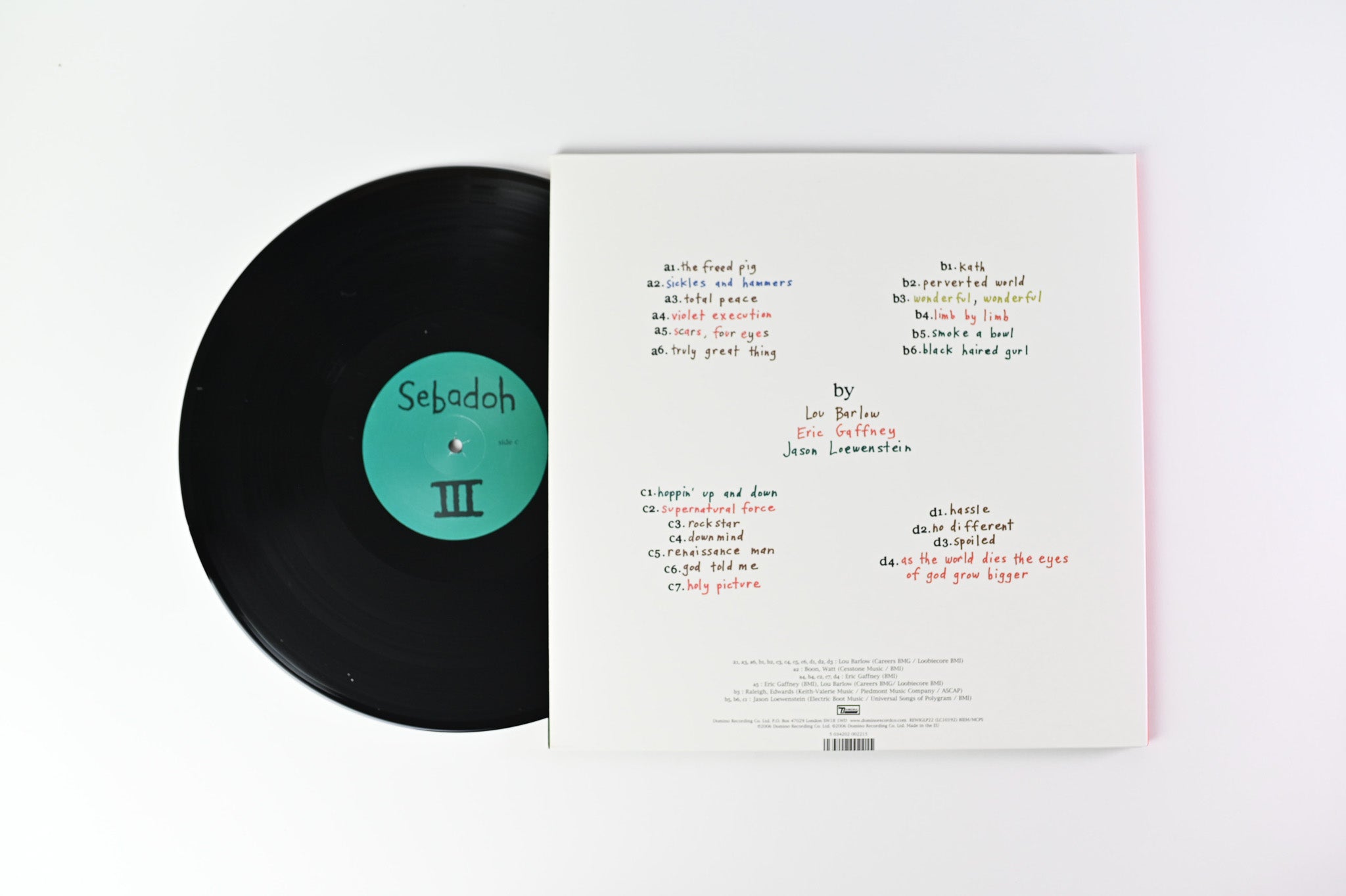 Sebadoh - III on Domino Reissue
