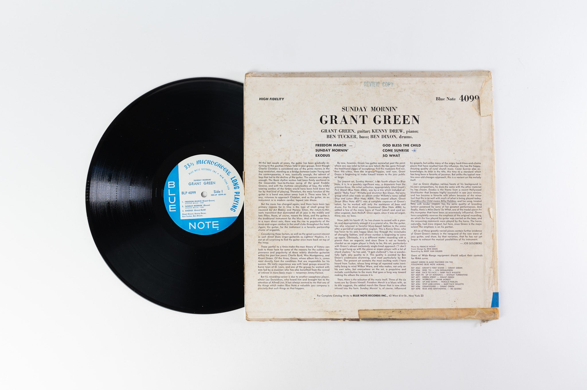 Grant Green - Sunday Mornin' on Blue Note Mono NY