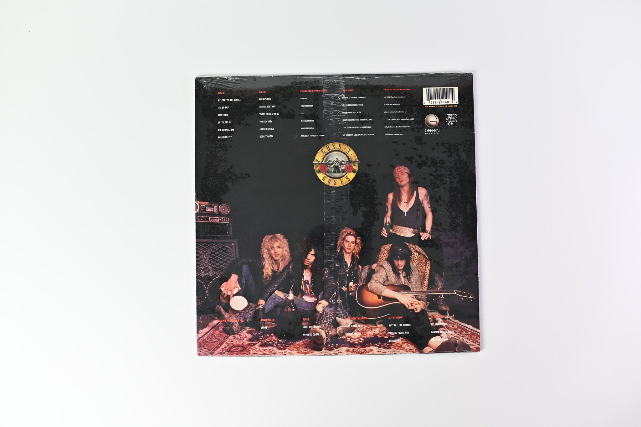 Guns N' Roses - Appetite For Destruction on Geffen Uncensored Cover Sealed