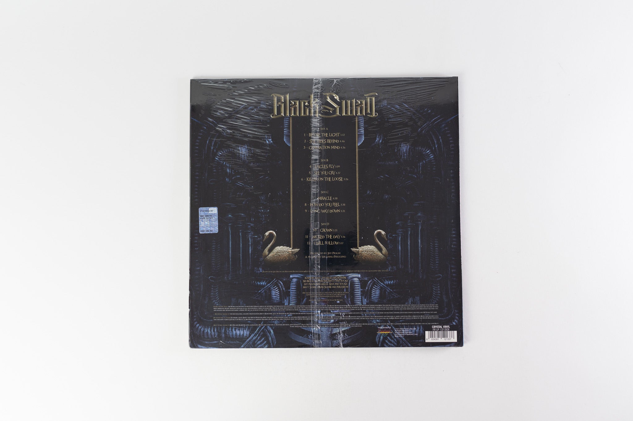Black Swan - Generation Mind SEALED Limited Edition on Frontiers Music SRL Crystal Vinyl