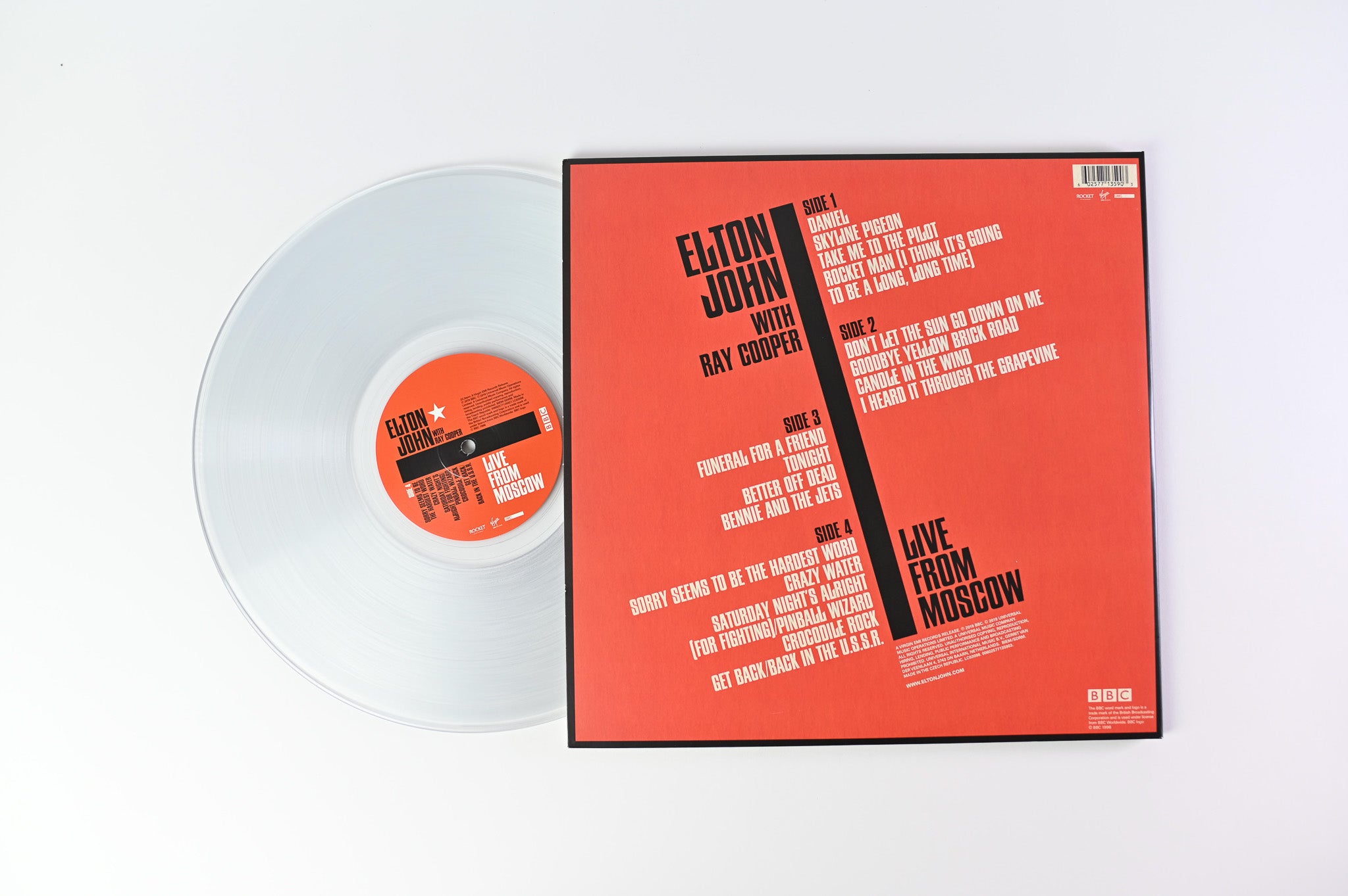 Elton John - Live From Moscow RSD Ltd Clear Vinyl