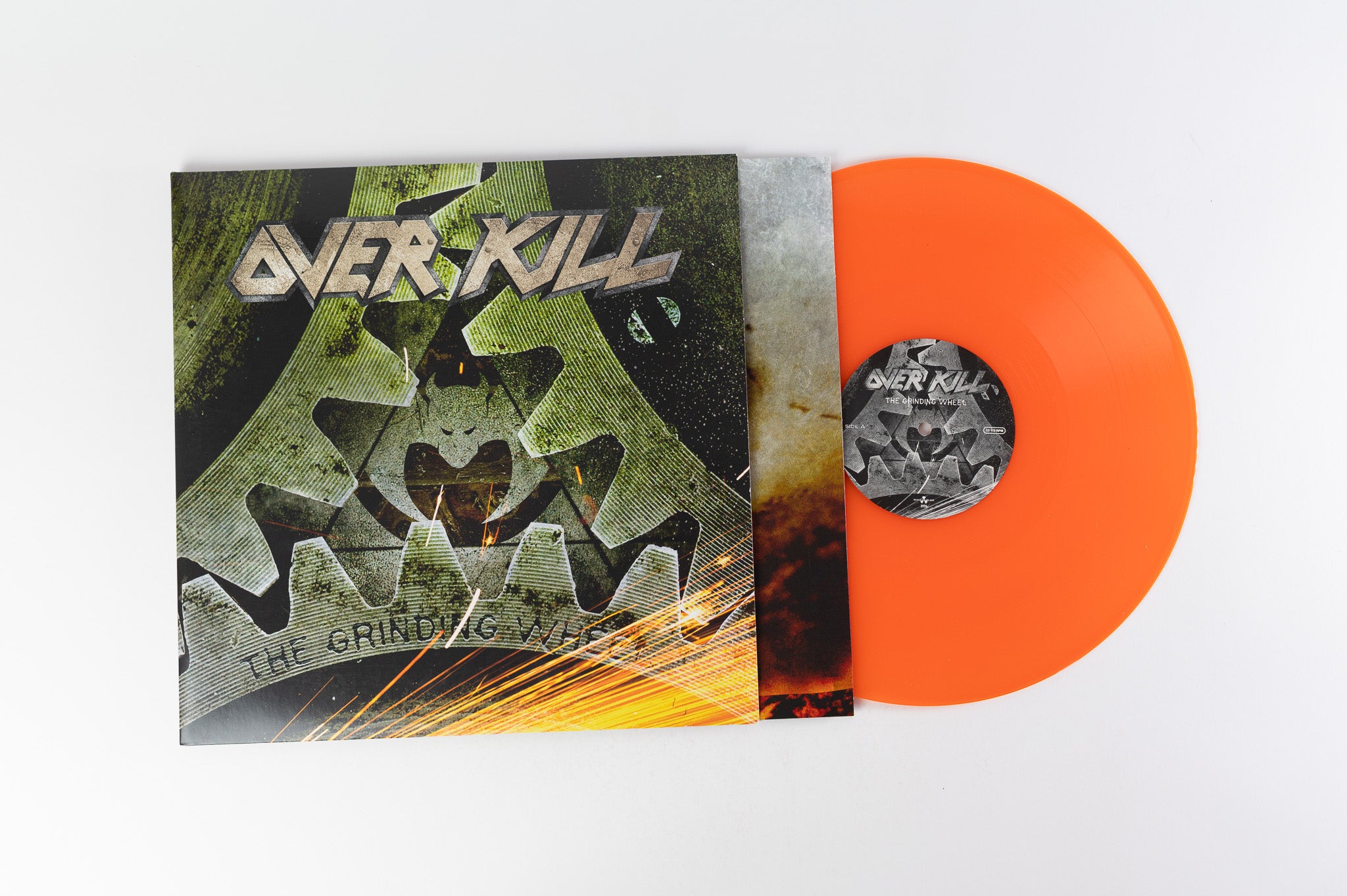 Overkill - The Grinding Wheel on Nuclear Blast Limited Editiom Orange Vinyl