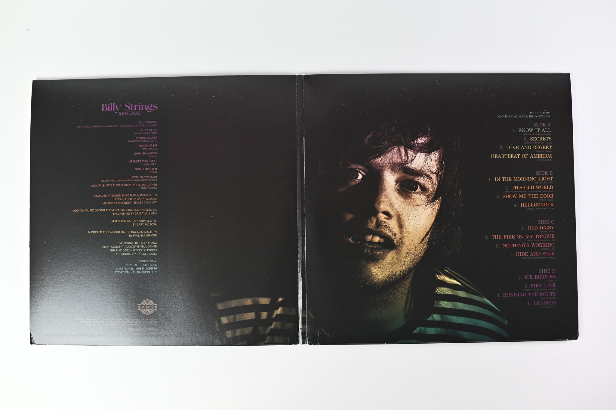 Billy Strings - Renewal on Rounder Ltd Coke Bottle Clear