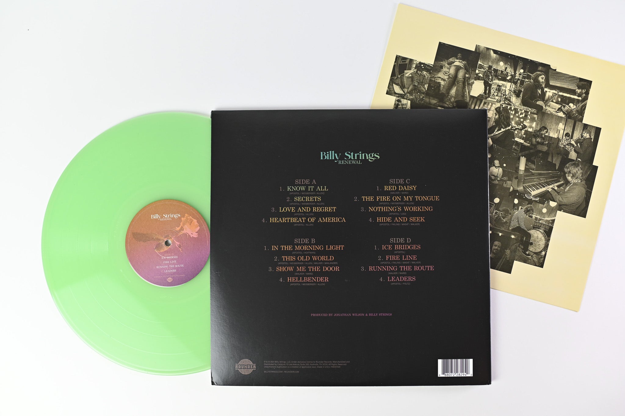 Billy Strings - Renewal on Rounder Ltd Coke Bottle Clear