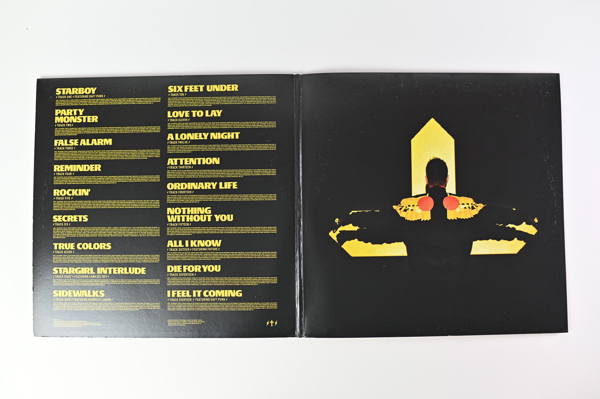 The Weeknd - Starboy on XO Yellow Vinyl