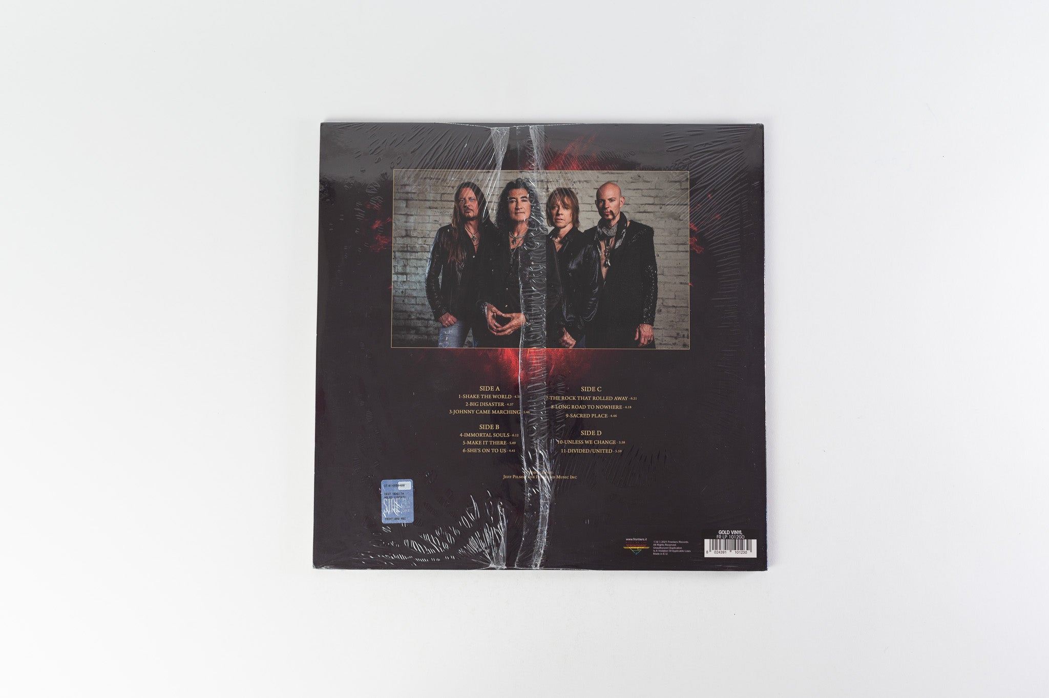 Black Swan - Shake The World SEALED Limited Reissue on Frontiers Music SRL Gold Vinyl