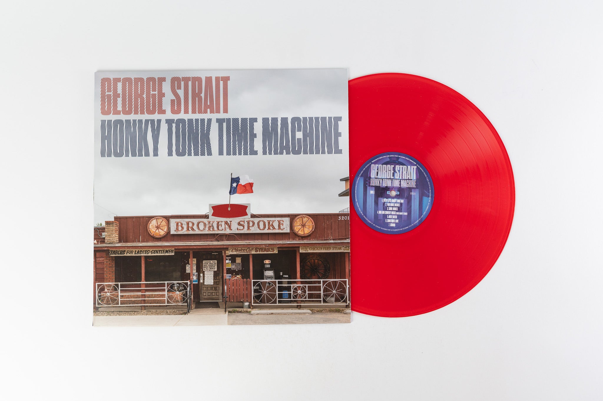 George Strait - Honky Tonk Time Machine on MCA Nashville Red Vinyl