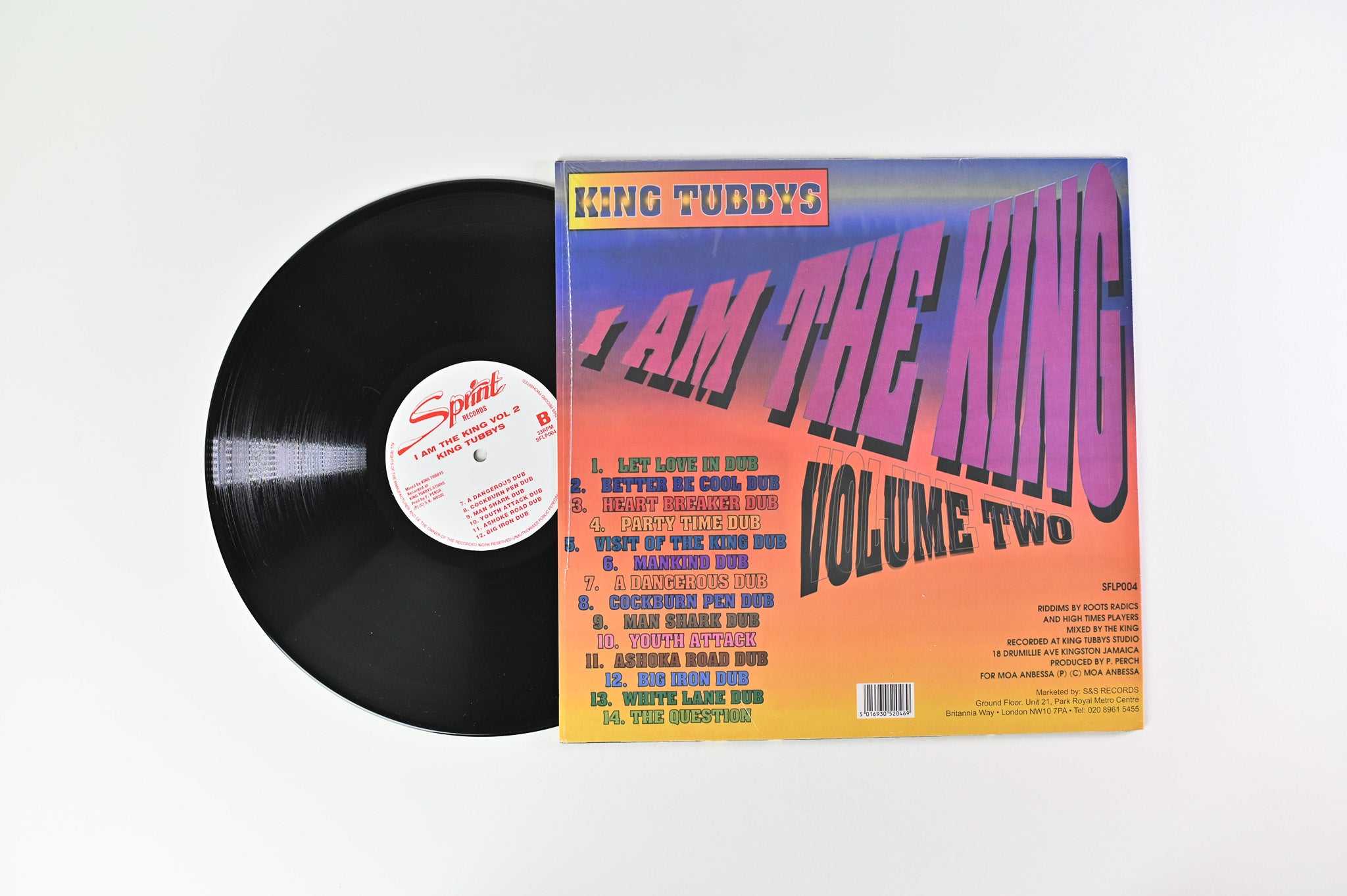 King Tubby - I Am The King Vol. 2 on Sprint Records