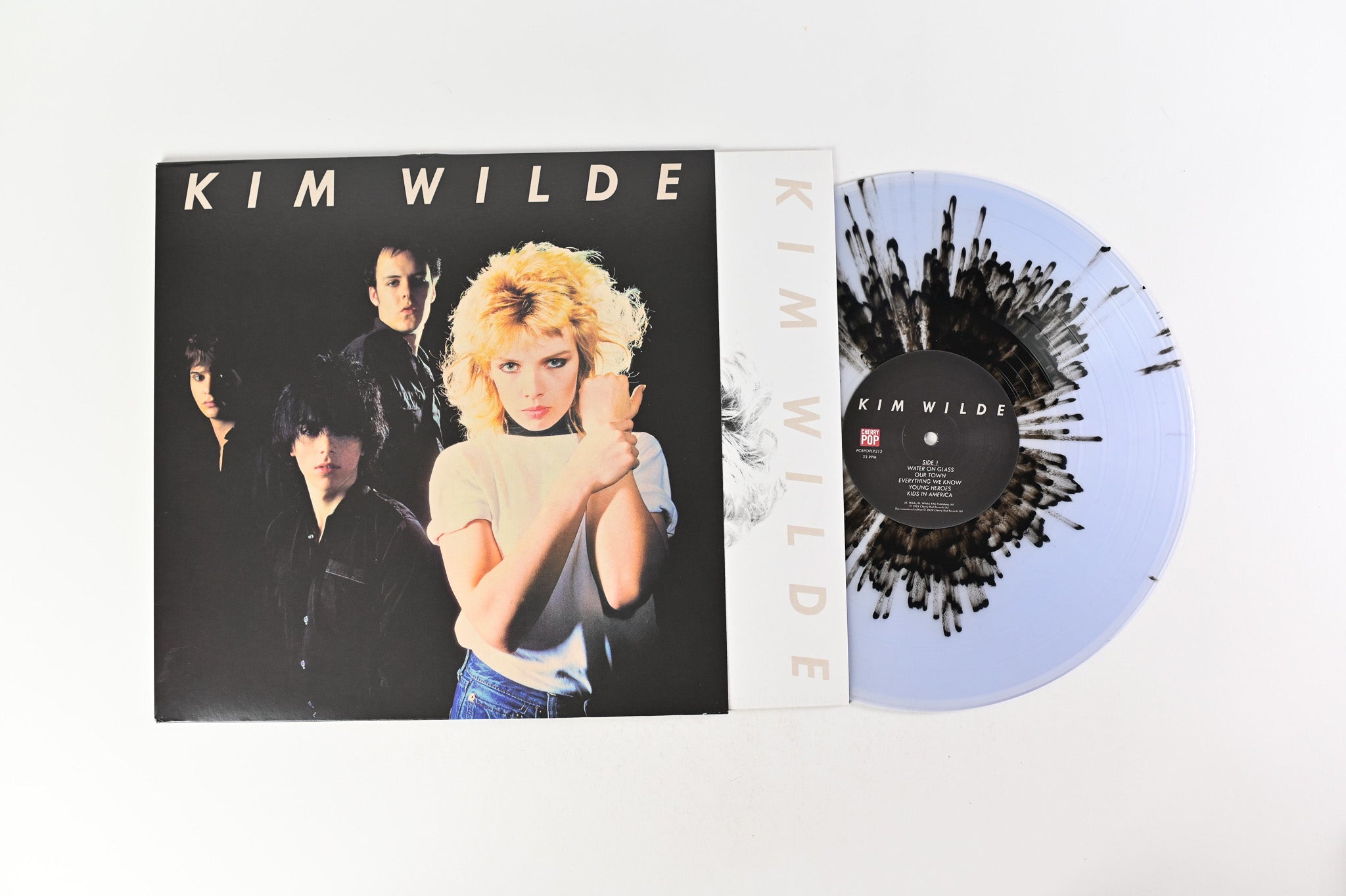 Kim Wilde - Kim Wilde on Cherry Red Ltd Clear With Black Splatter Reissue