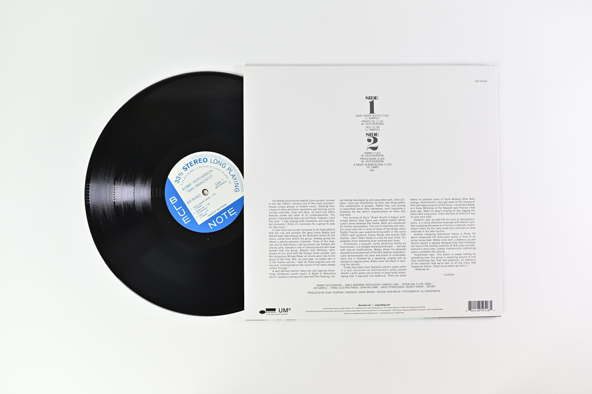 Bobby Hutcherson - San Francisco on Blue Note Classic Vinyl Series