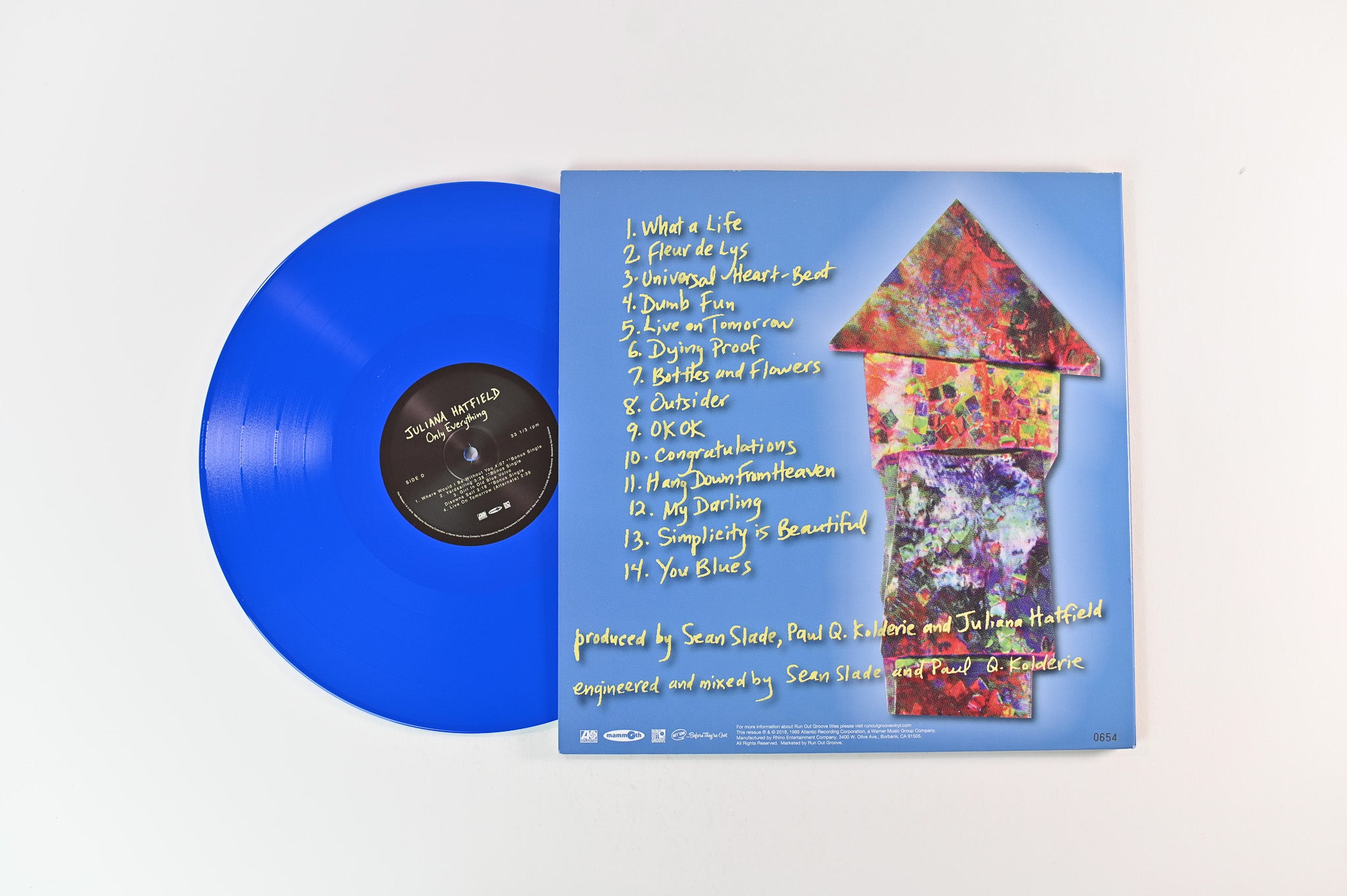Juliana Hatfield - Only Everything on Run Out Groove - Orange & Blue Vinyl