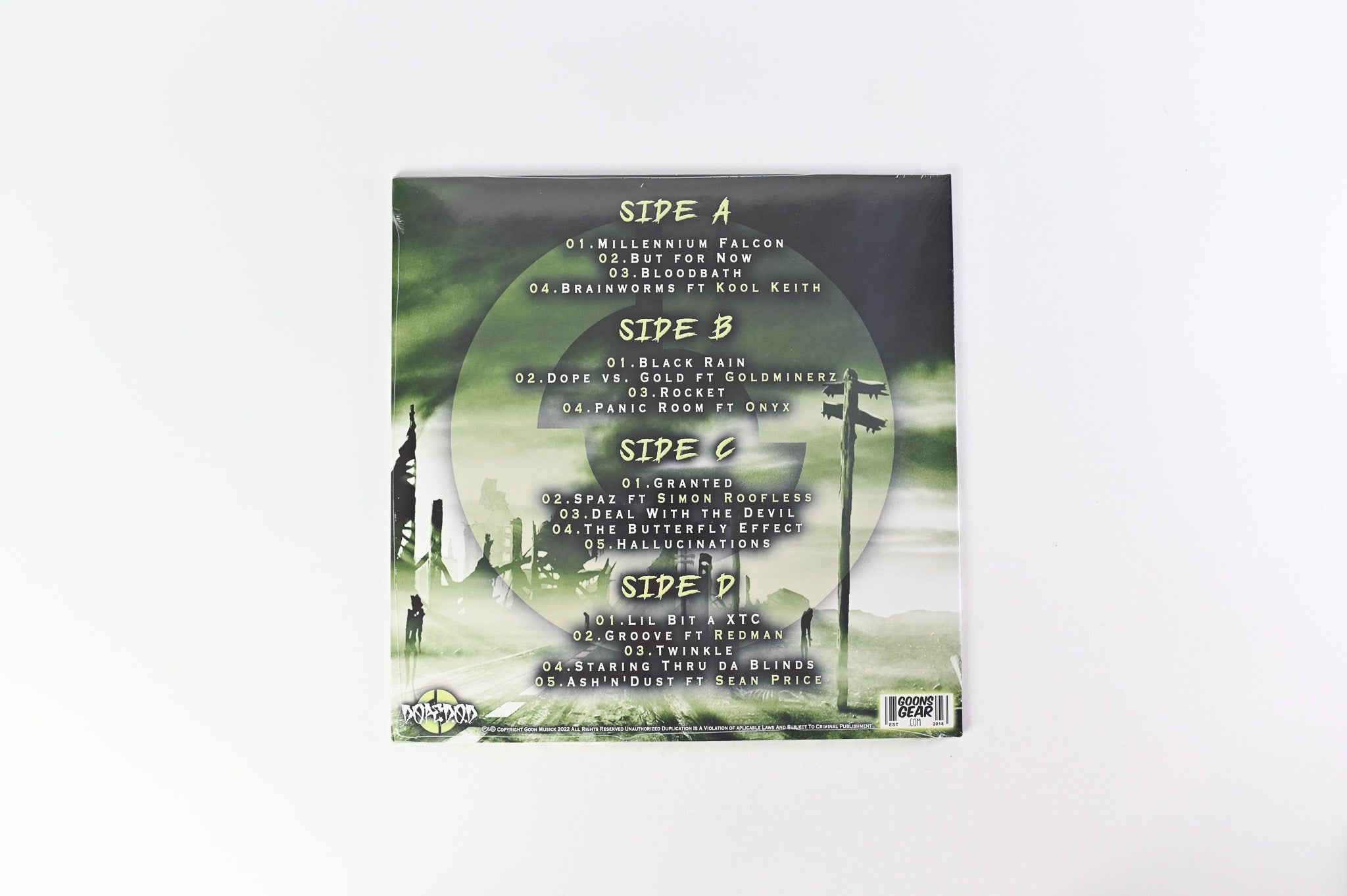 Dope D.O.D. - Da Roach on Goon MuSick Ltd Green Vinyl Reissue Sealed