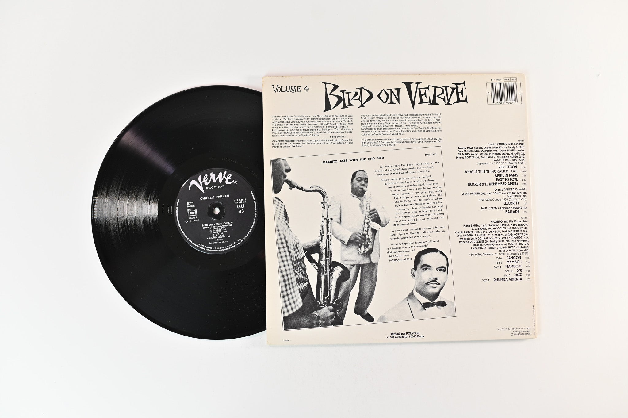 Charlie Parker - Bird On Verve - Volume 4 on Verve Records