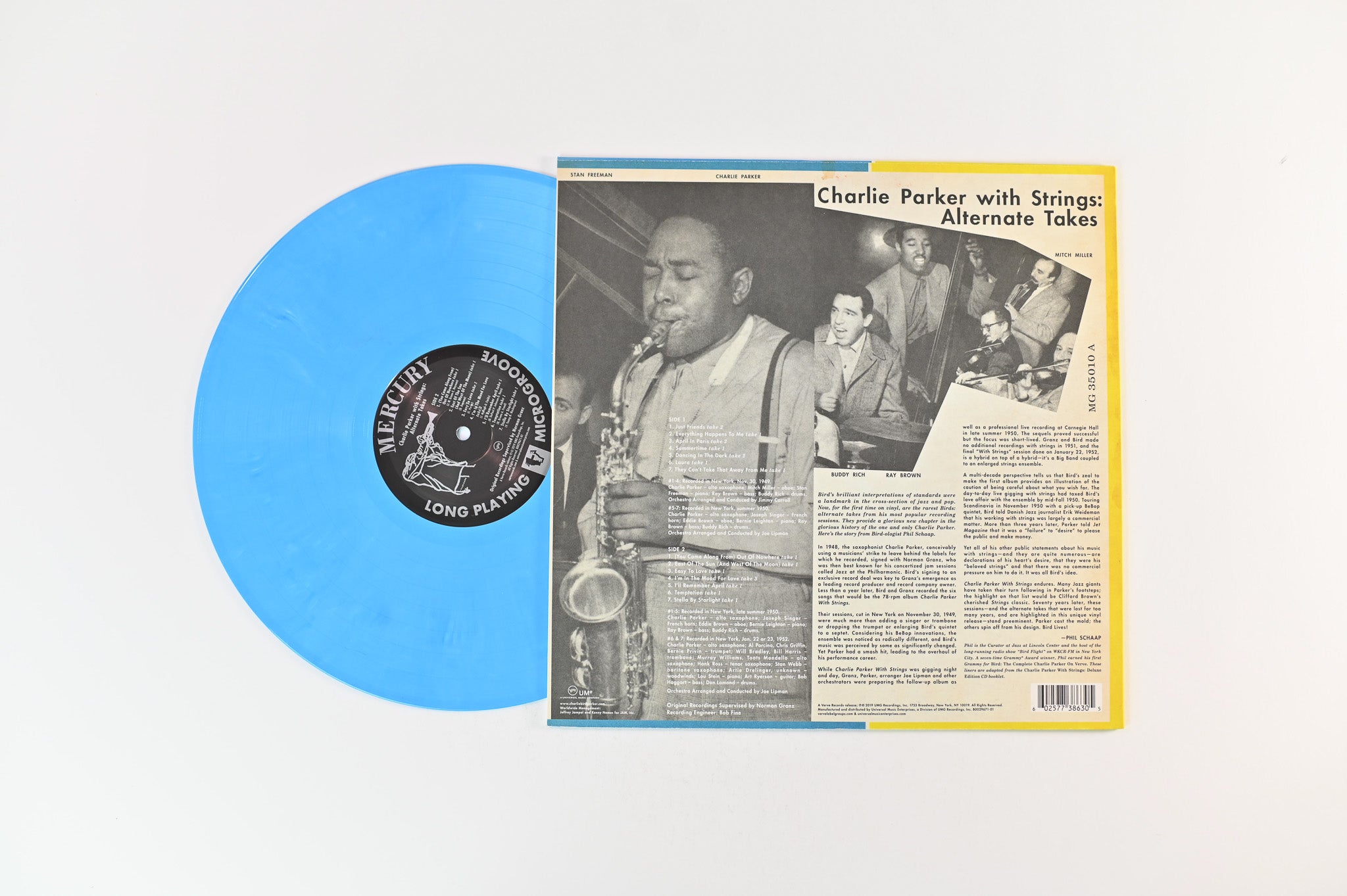 Charlie Parker With Strings - Charlie Parker With Strings (Alternate Takes) on Verve Records / UMe - Blue Vinyl