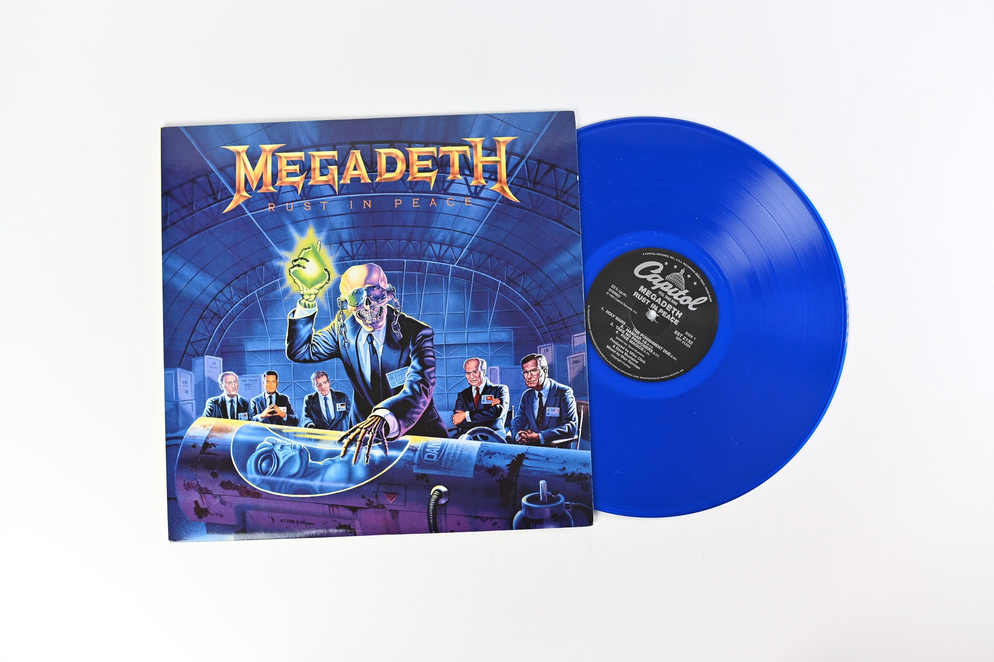 Megadeth - Rust In Peace on Capitol Ltd Sound of Vinyl Blue Translucent Reissue