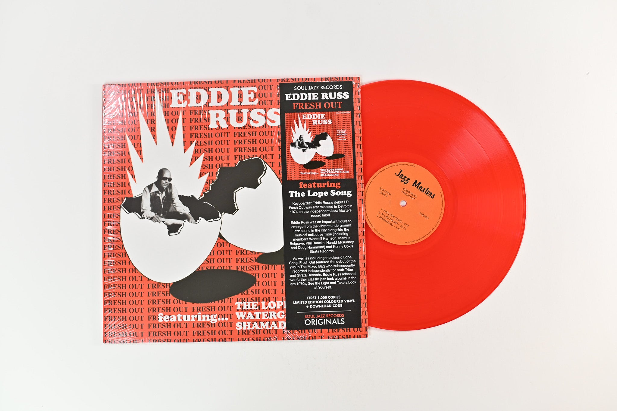 Eddie Russ - Fresh Out on Soul Jazz Records - Red Vinyl