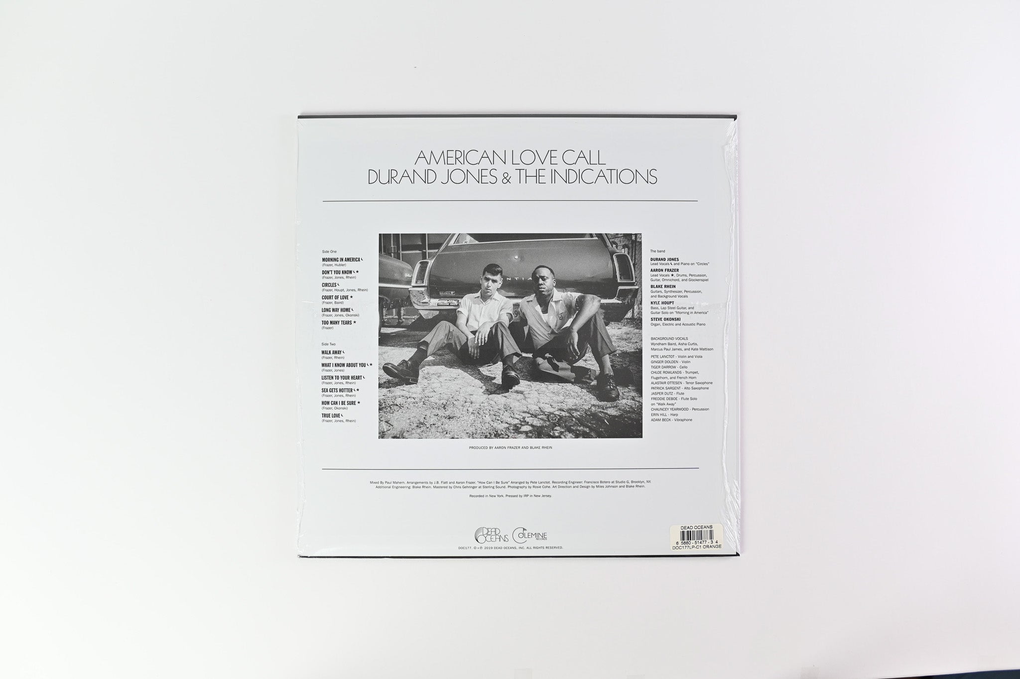 Durand Jones & The Indications - American Love Call on Colemine Ltd Orange Vinyl Sealed