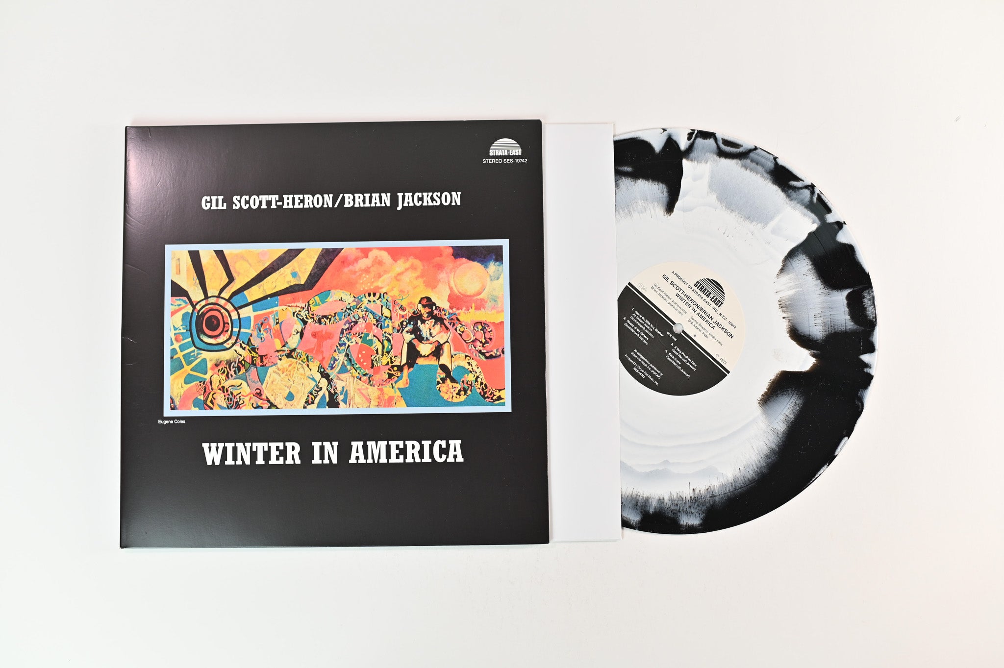 Gil Scott-Heron & Brian Jackson - Winter In America on LMLR - Black/White Vinyl