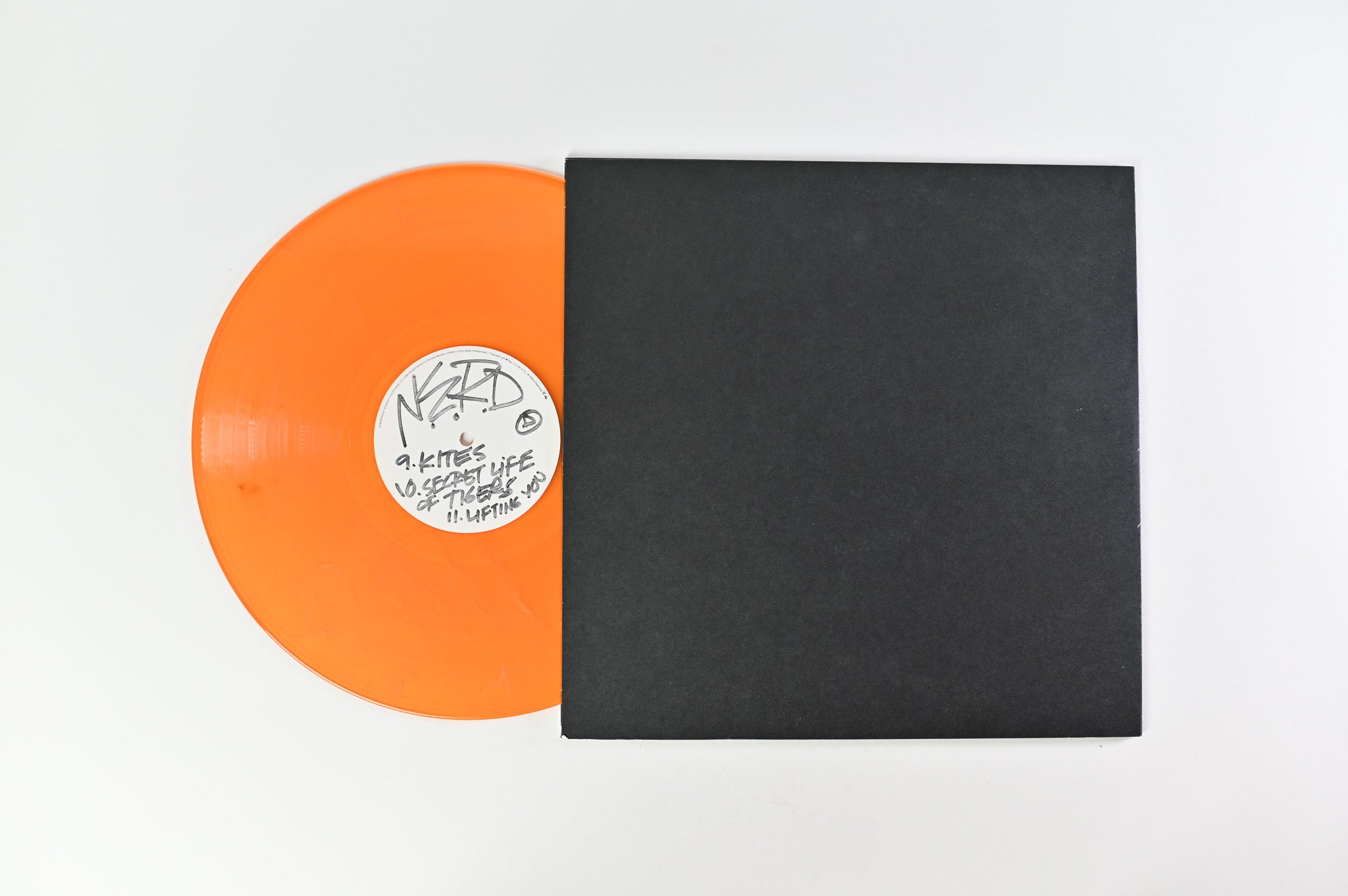 N*E*R*D - No_One Ever Really Dies on Columbia - Orange/Black Vinyl