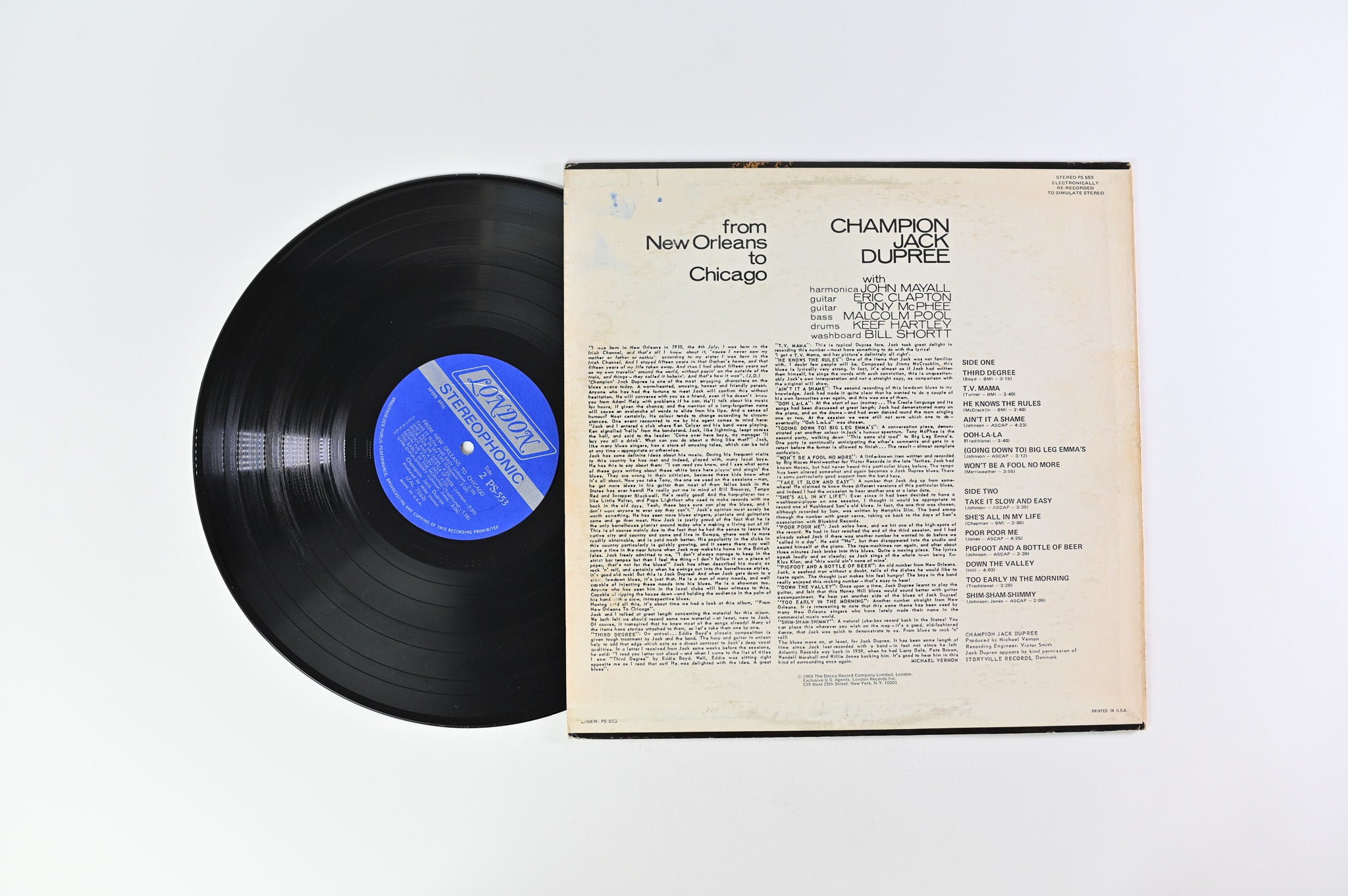 Champion Jack Dupree - From New Orleans To Chicago on London Records