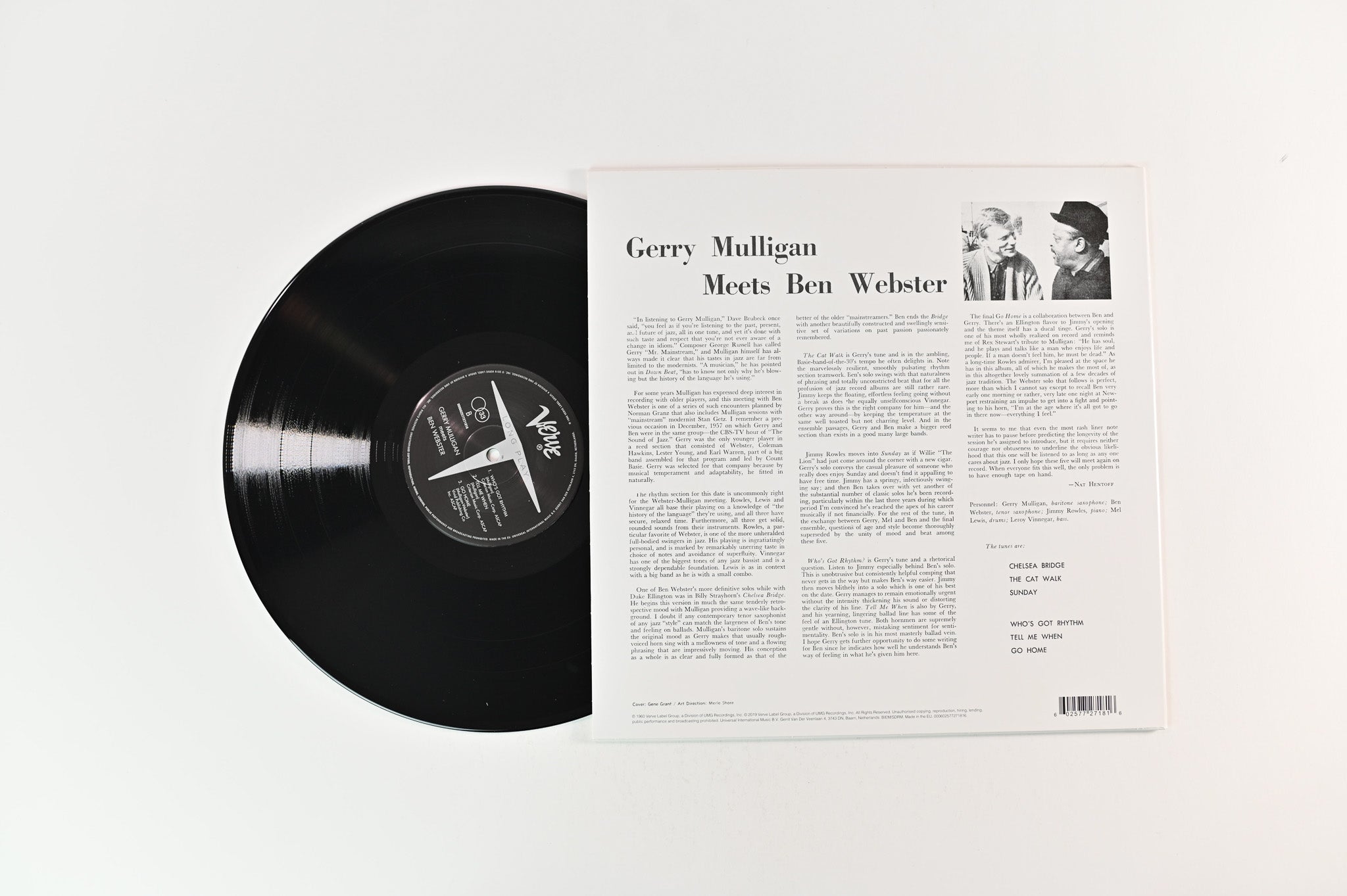 Gerry Mulligan - Gerry Mulligan Meets Ben Webster on Verve Records