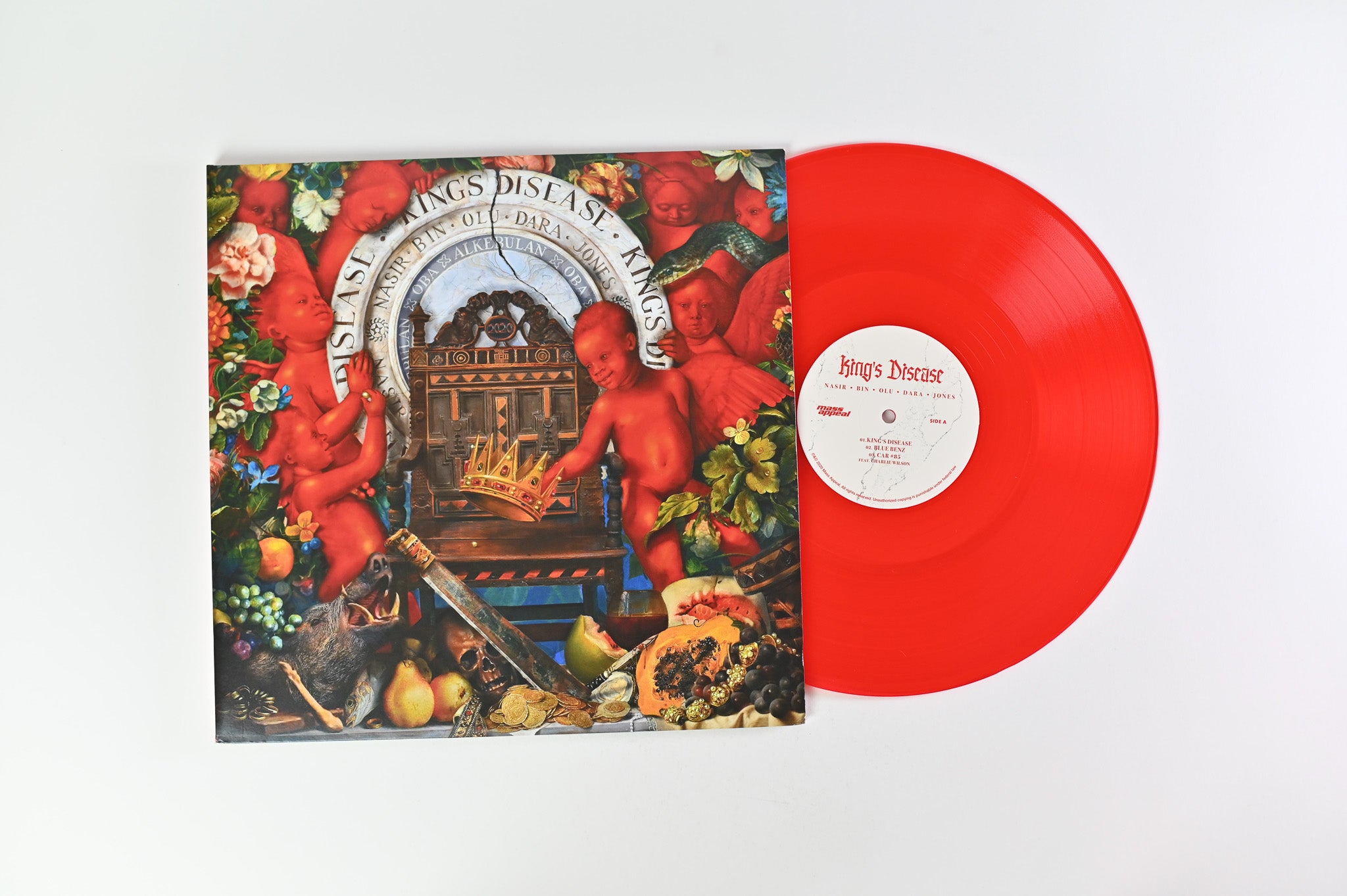 Nas - King's Disease on Mass Appeal - Red Vinyl