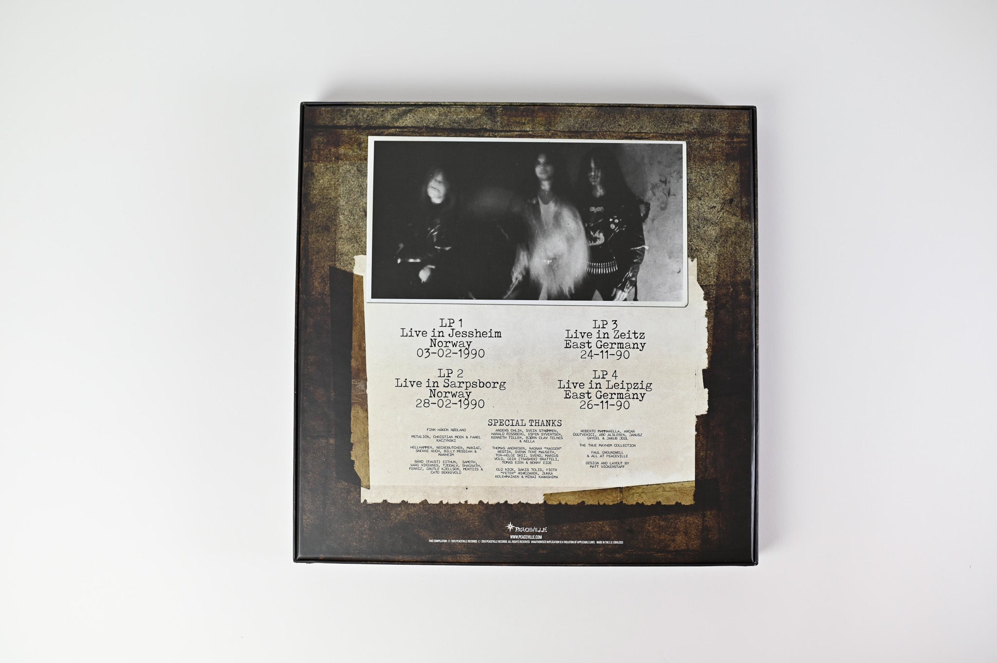 Mayhem - Cursed In Eternity on Peaceville Limited Box Set