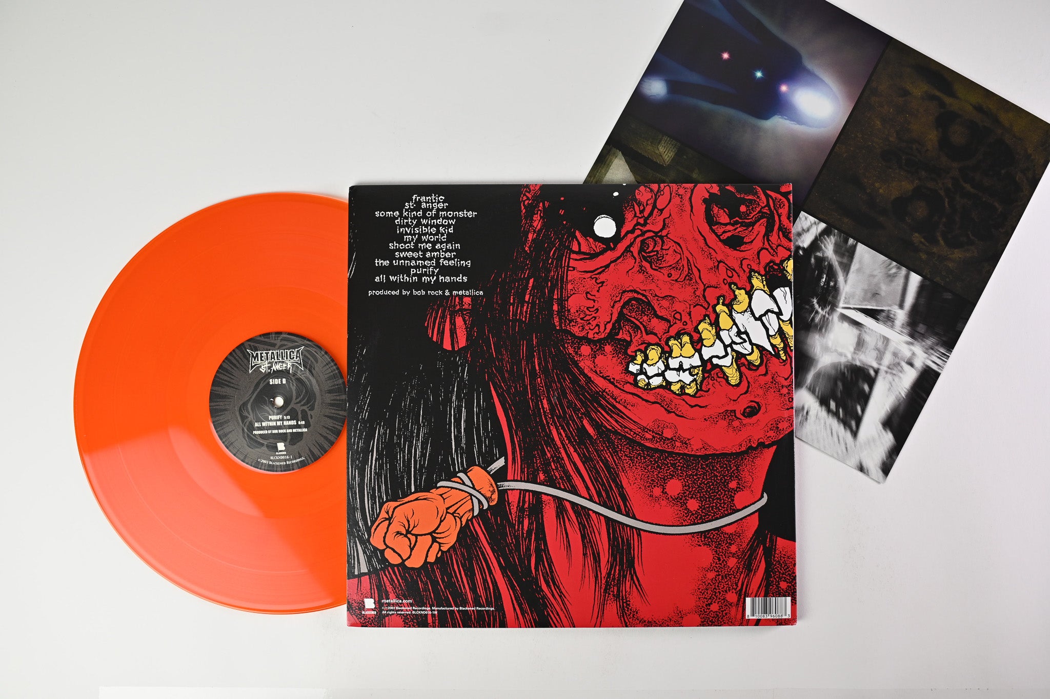 Metallica - St. Anger on Blackened - Orange Vinyl
