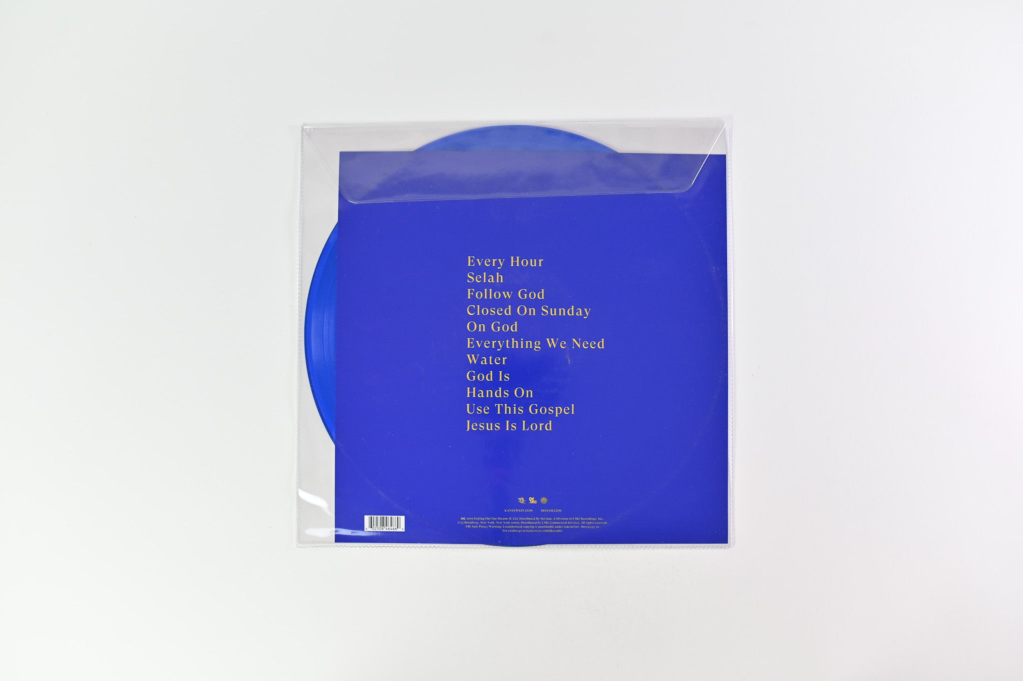Kanye West - Jesus Is King on Def Jam Recordings - Blue Vinyl