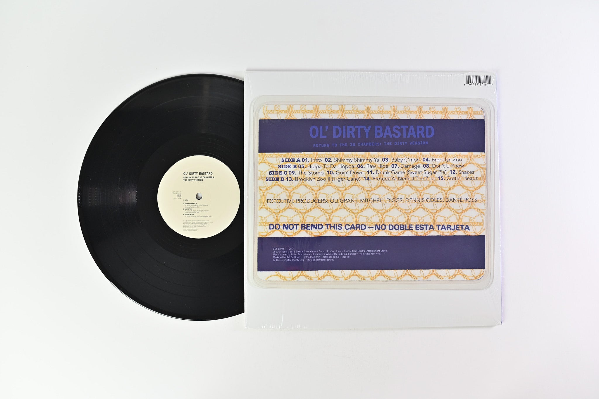 Ol' Dirty Bastard - Return To The 36 Chambers: The Dirty Version on Elektra / Get On Down