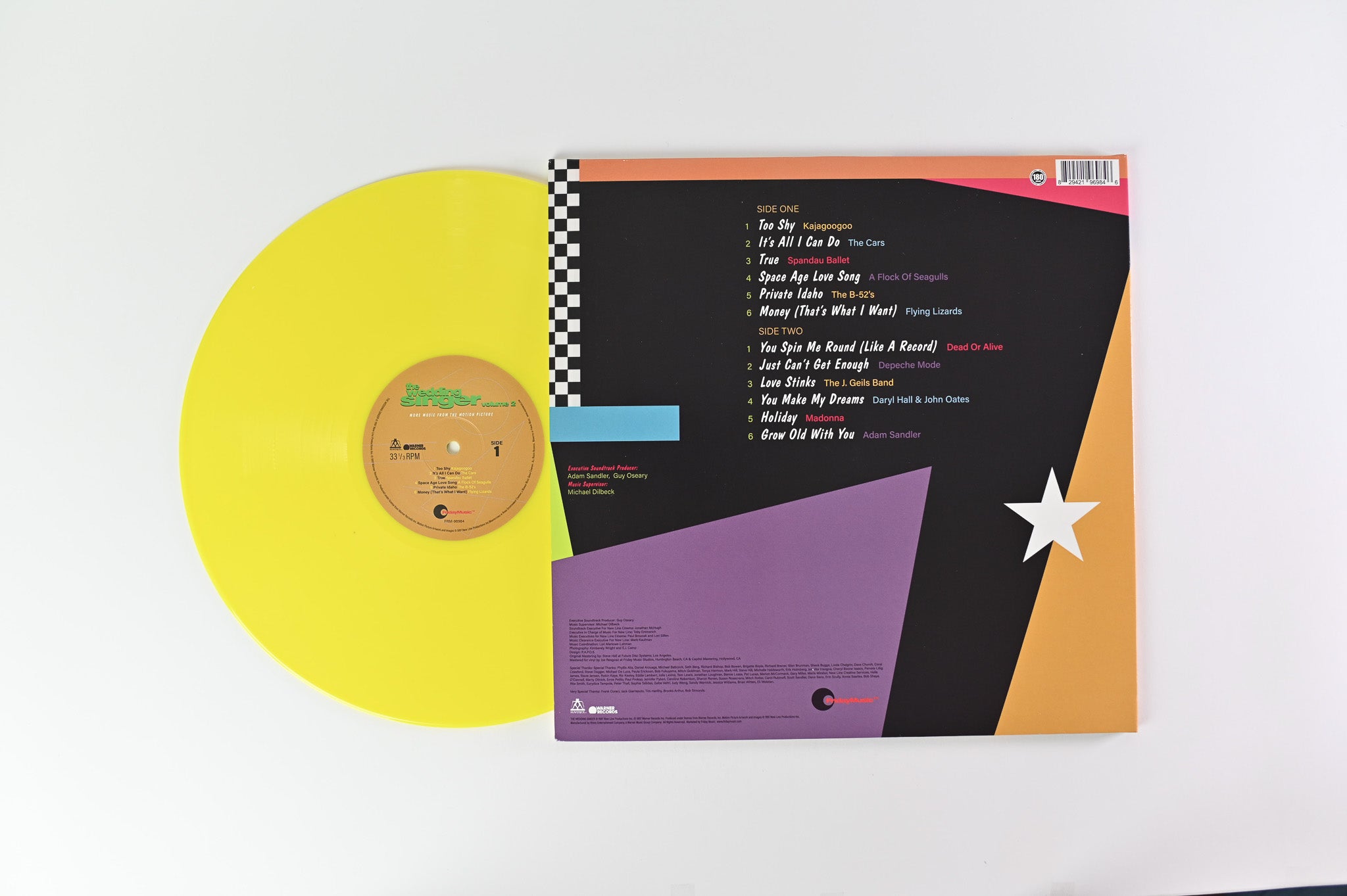 Various - The Wedding Singer Volume 2: More Music From The Motion Picture on Friday Music Yellow Reissue