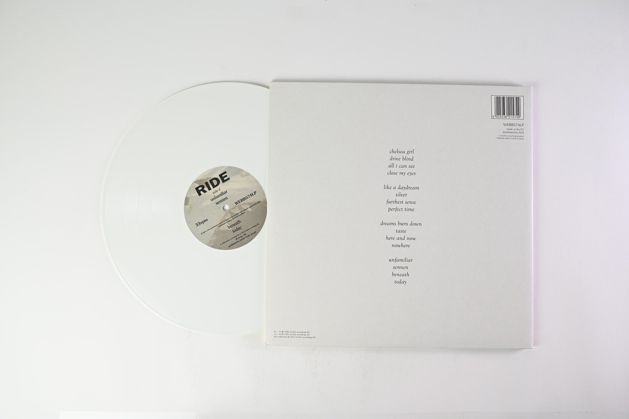 Ride - 4 EPs on Wichita - White Vinyl
