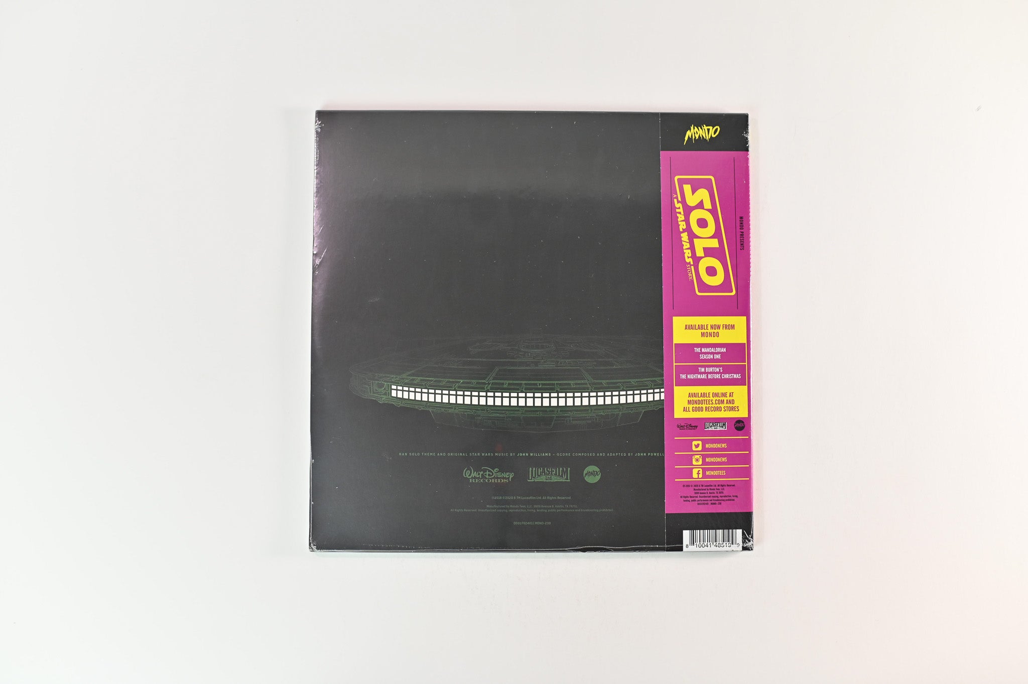 John Williams - Solo: A Star Wars Story Original Motion Picture Soundtrack on Mondo Walt Disney Sealed