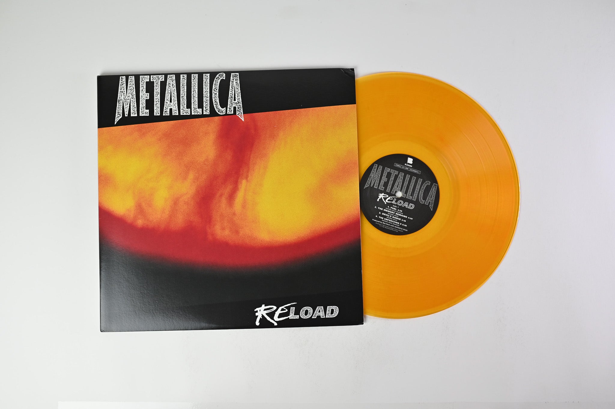 米2discs LP llica Reload BLCKND0121 Blackened /00520 Metallica - Reload on Blackened - Colored Vinyl
