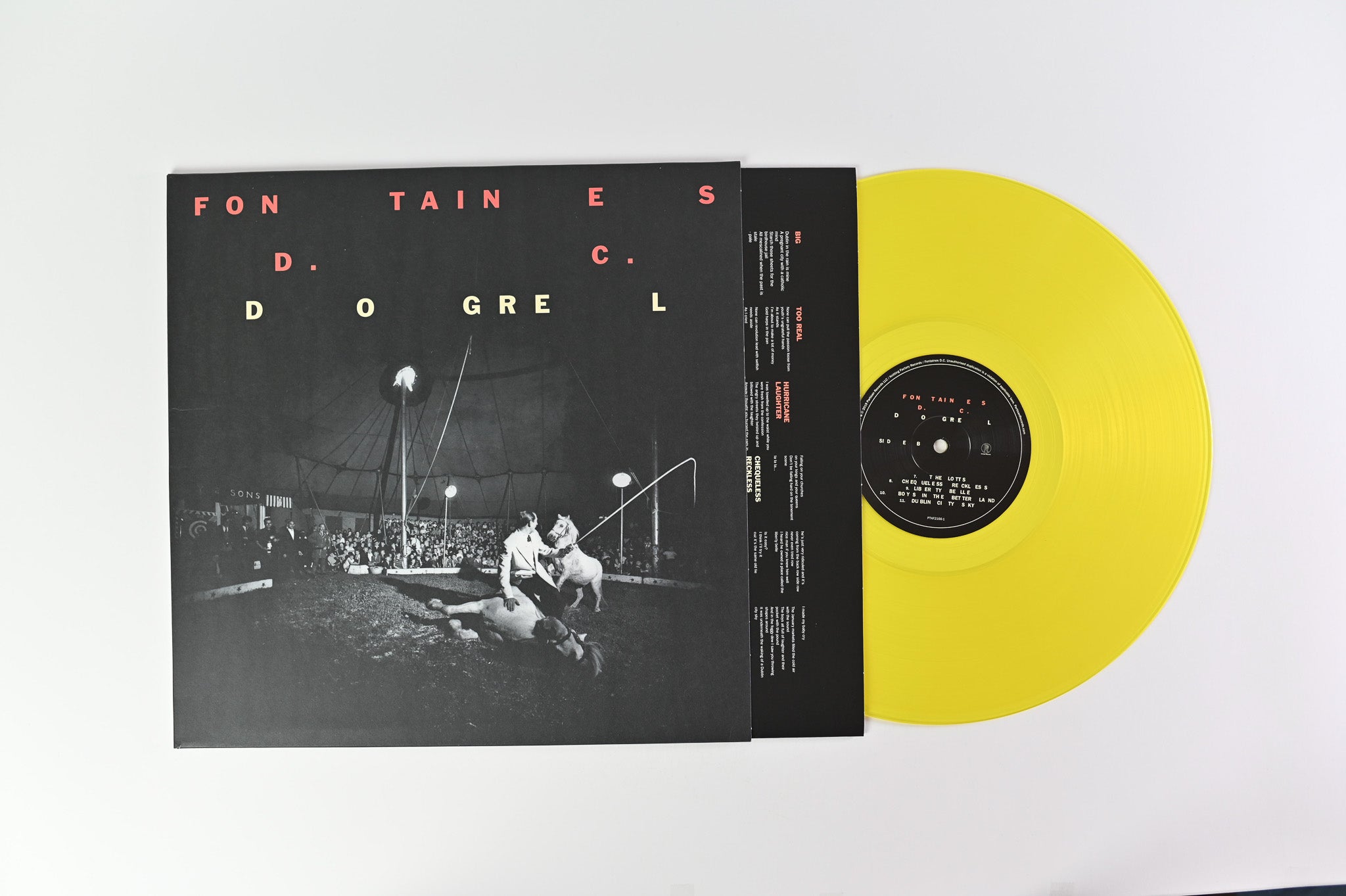 Fontaines D.C. - Dogrel on Partisan Ltd Yellow Vinyl