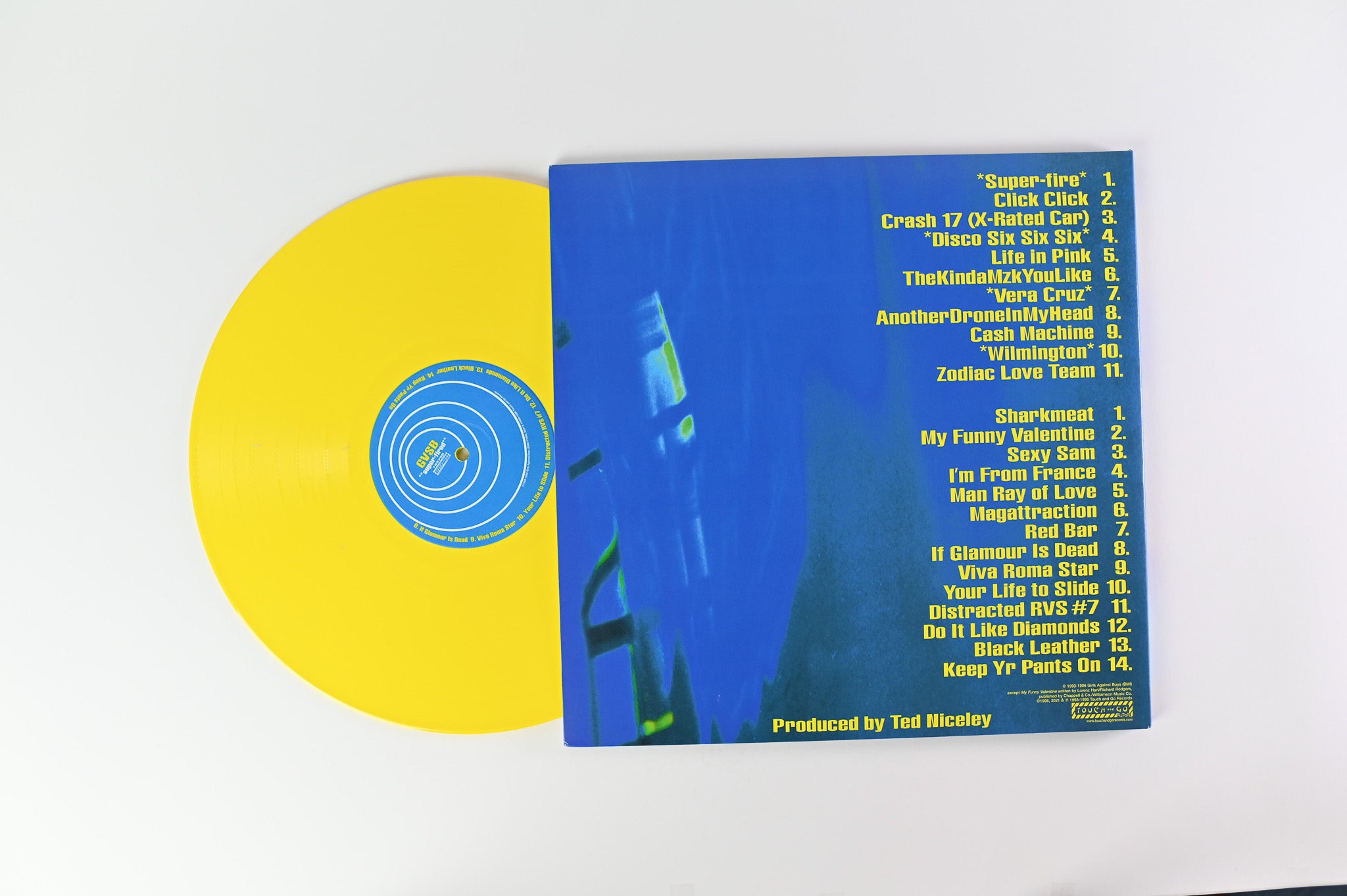 Girls Against Boys - **House Of GVSB** on Touch And Go Ltd Yellow Reissue