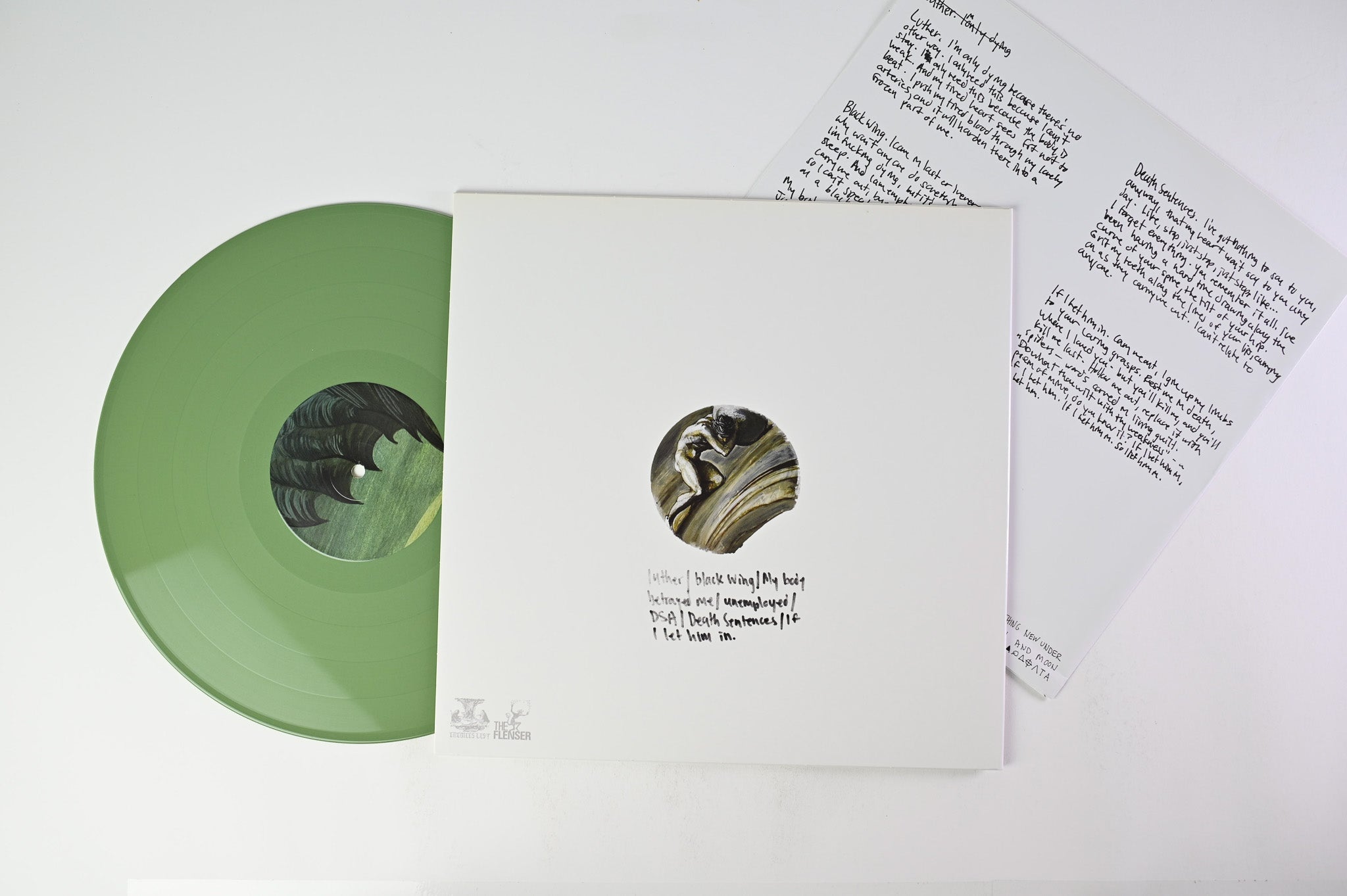 Black Wing - ...Is Doomed on Flenser Records / Enemies List Home Recordings - Olive Green Vinyl