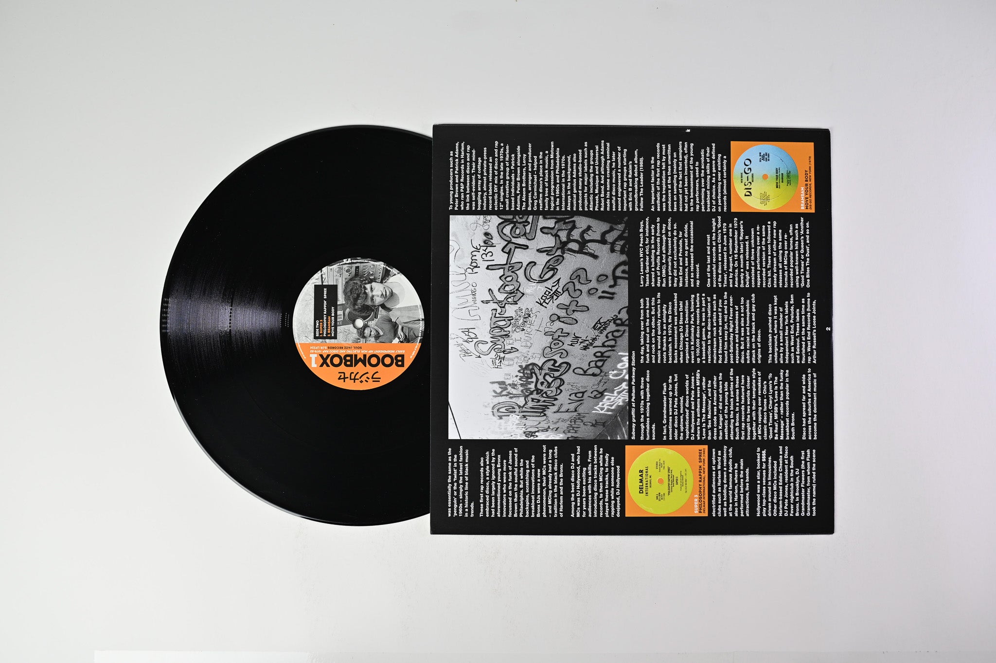 Various - Boombox 1 (Early Independent Hip Hop, Electro And Disco Rap 1979-82) on Soul Jazz Records - 3-lp