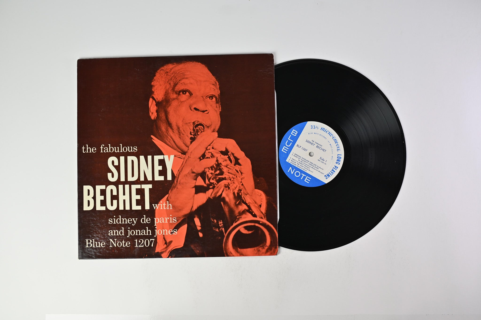Sidney Bechet - The Fabulous Sidney Bechet on Blue Note W. 63rd – BLP 1207 - Mono