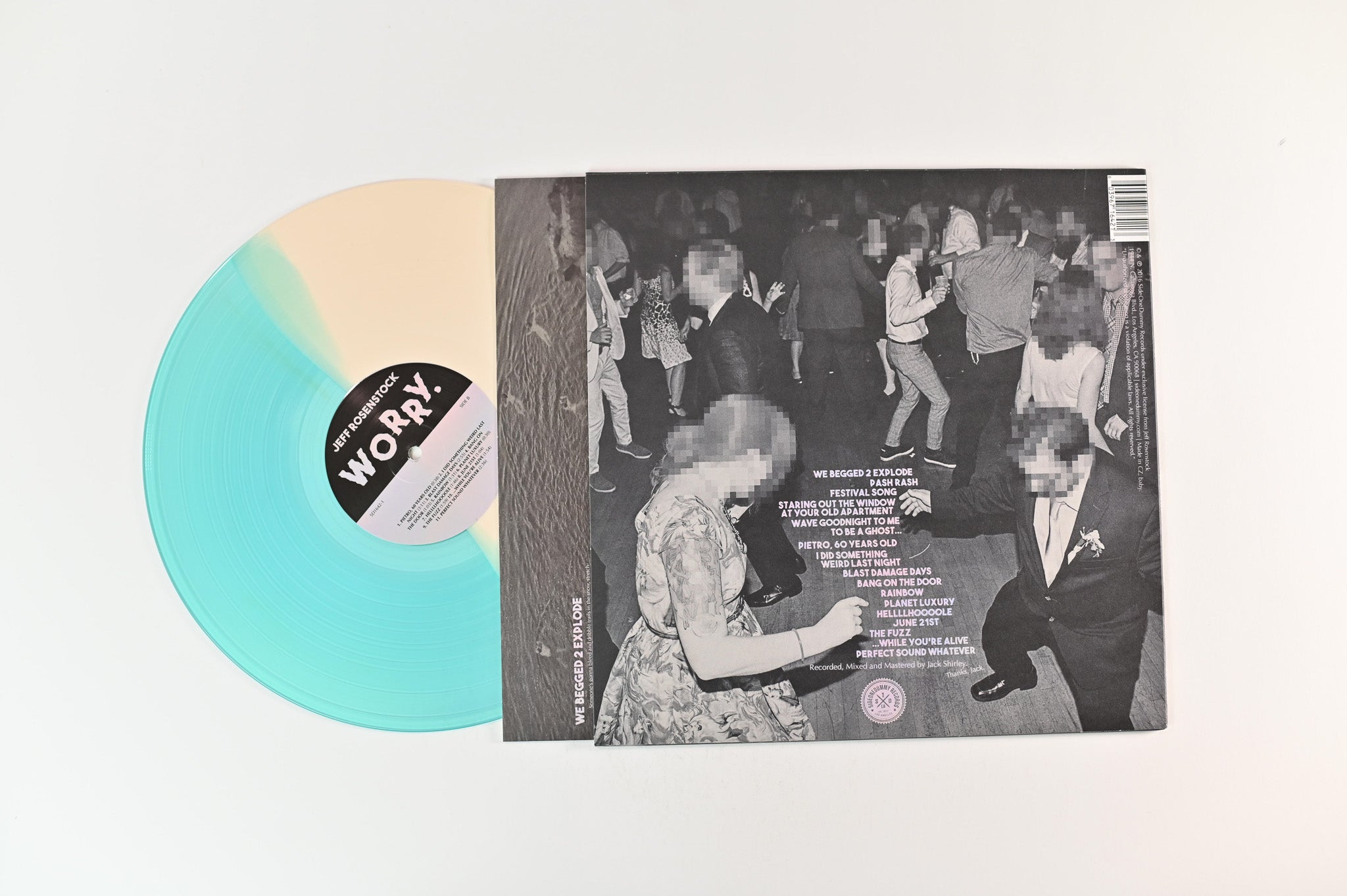 Jeff Rosenstock - Worry. on SideOneDummy Ltd Bone/Electric Blue