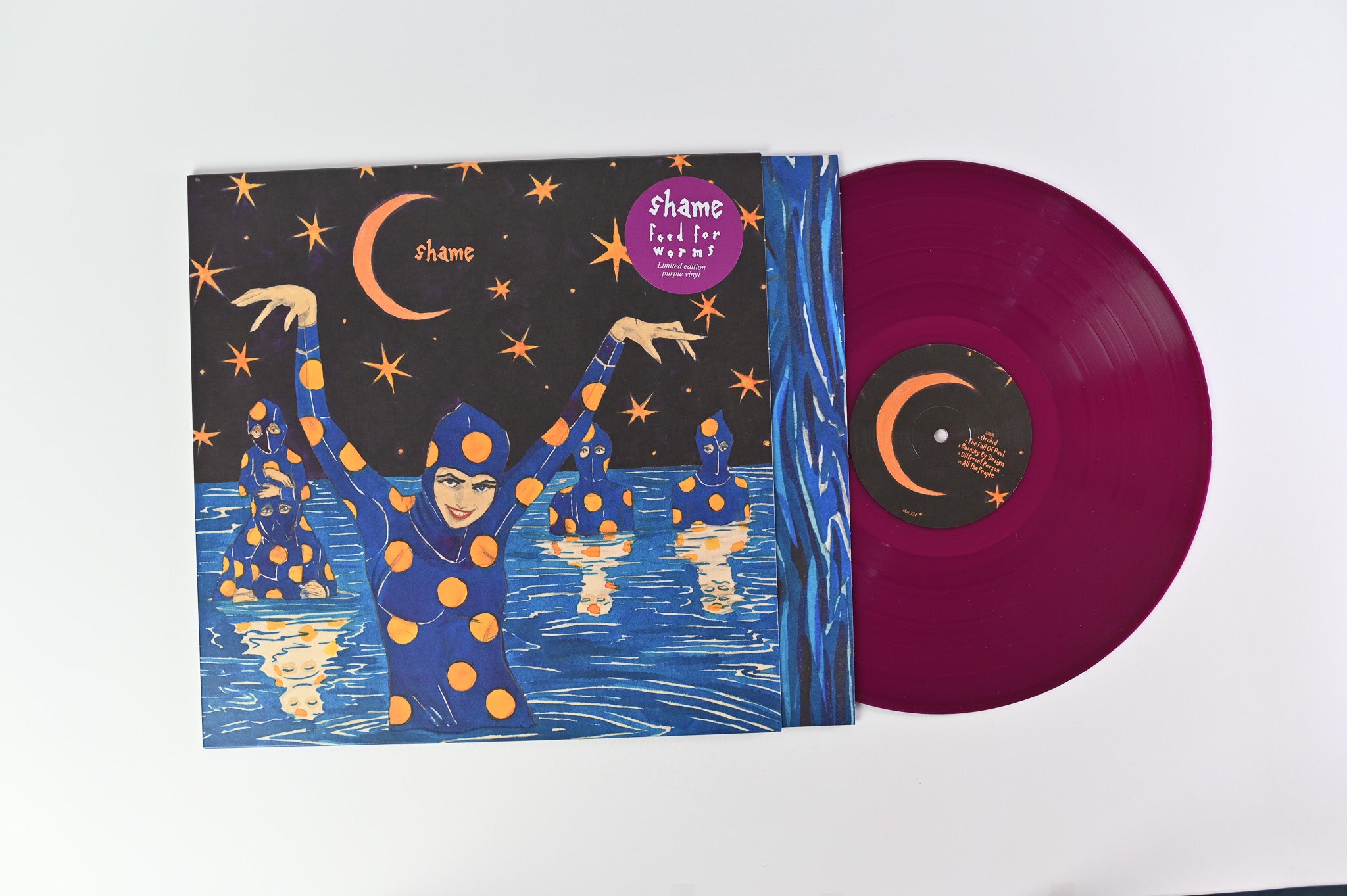 Shame - Food For Worms on Dead Oceans Ltd Purple Transparent