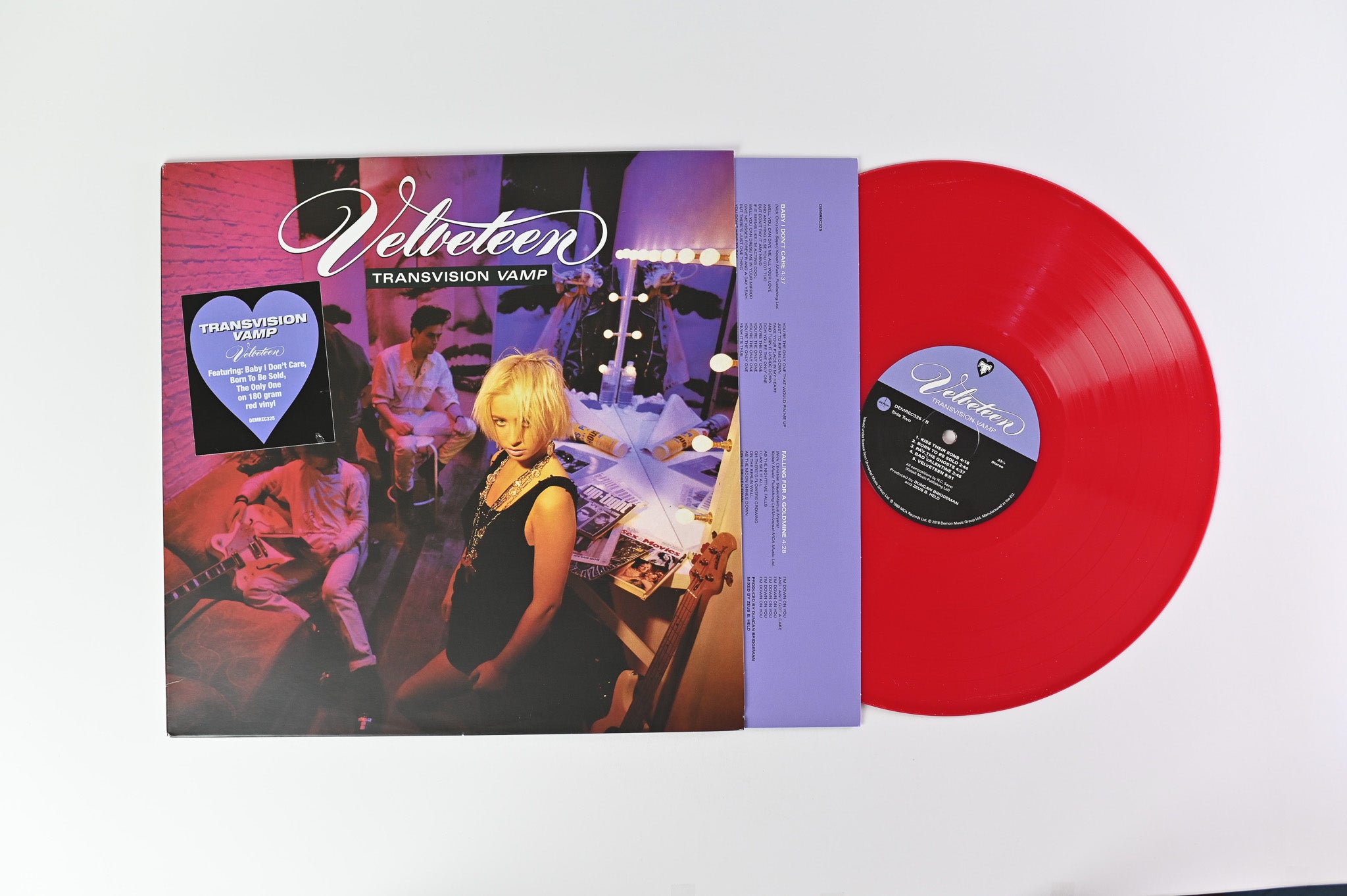 Transvision Vamp - Velveteen on Demon Red Reissue