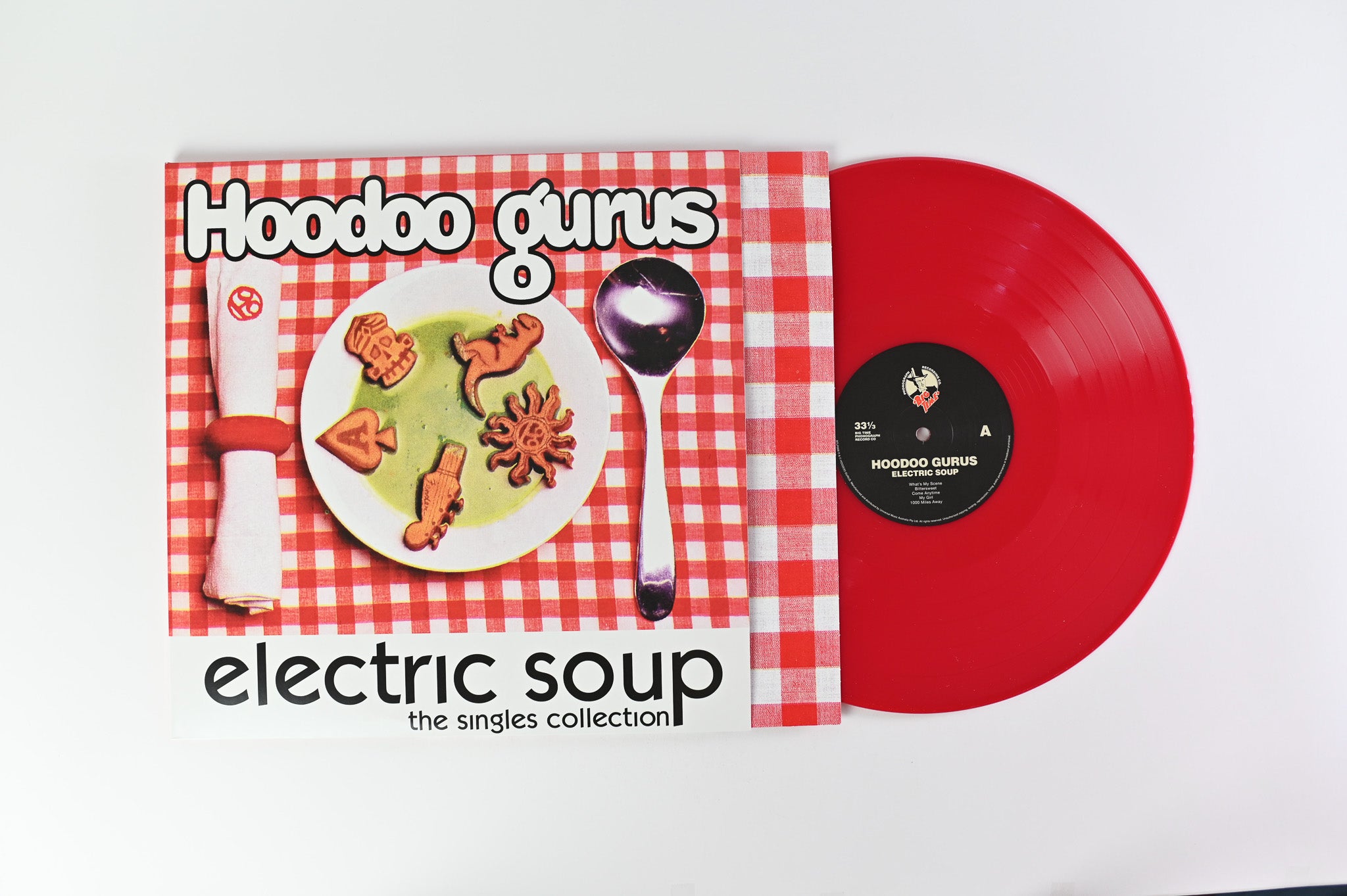 Hoodoo Gurus - Electric Soup (The Singles Collection) on Big Time Red Vinyl Reissue